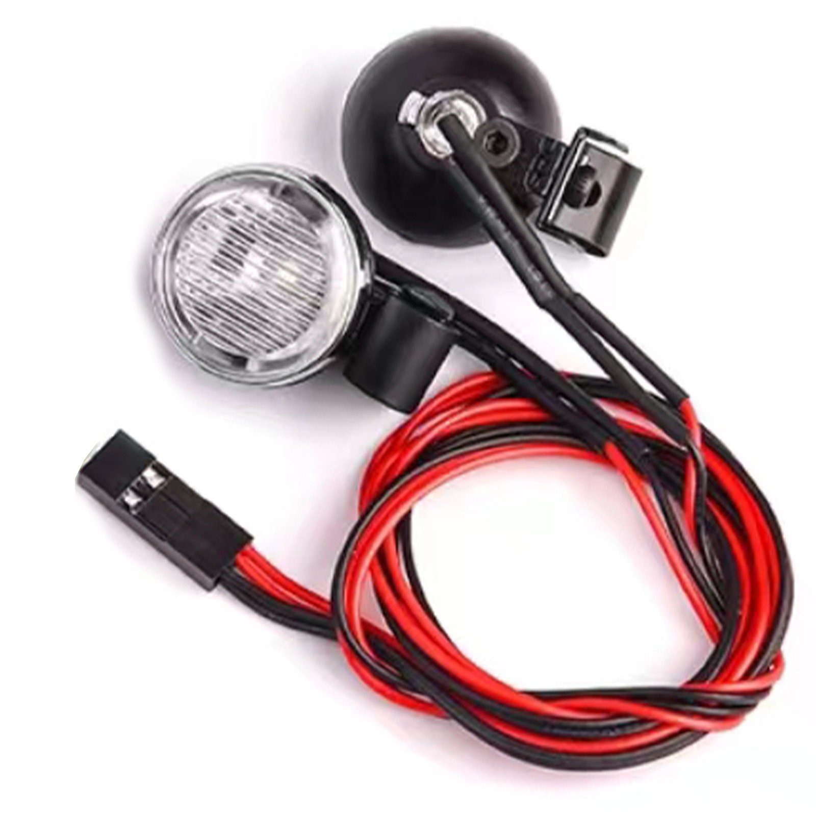 2* LED Spotlight Headlight Roof Light For Axial TRX4 SCX10 1/10 1/8 RC Crawler