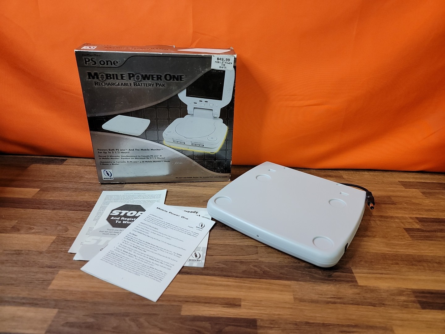 InterAct Mobile Power One Rechargeable Battery Pak Pack for Sony PsOne PS1 ~ CIB