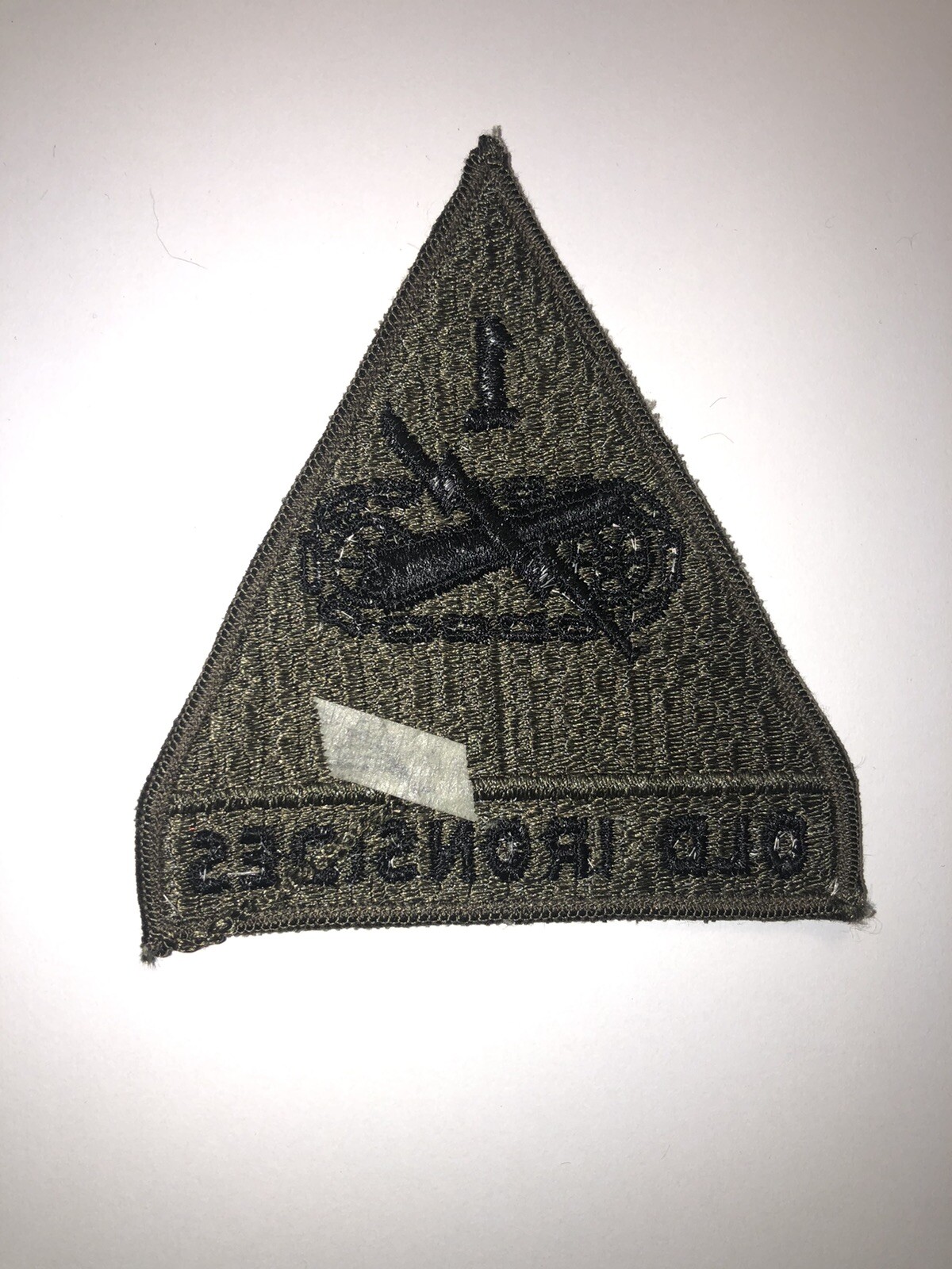 1st Armored Division Subdued U.S. Army Shoulder Patch Insignia