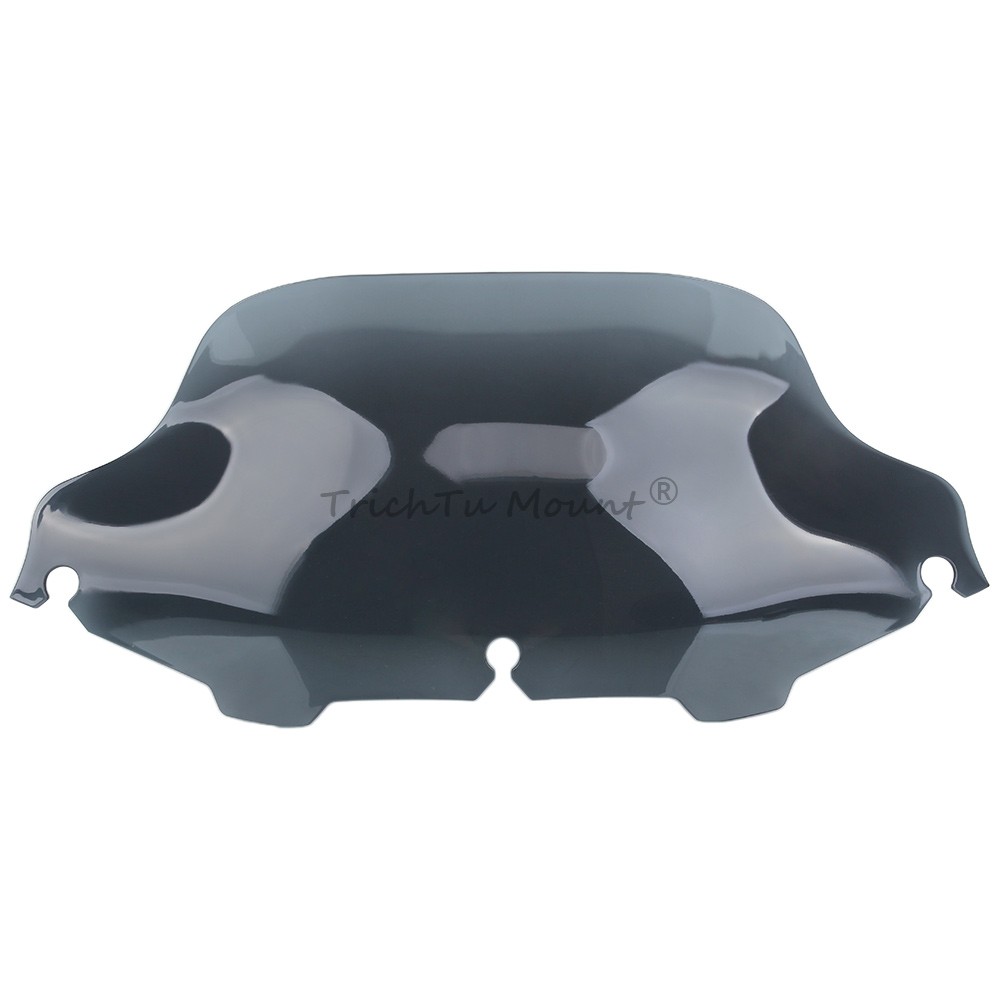 Light Gray 8" Wave Windshield Windscreen Fit for Harley Electra Glide 1996-2013
