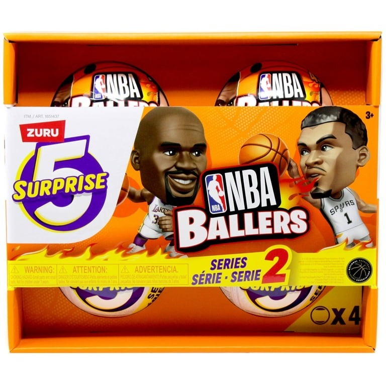 ZURU 5 Surprise NBA Ballers Series 2 4-Pack 2025 Half Court Layout Included
