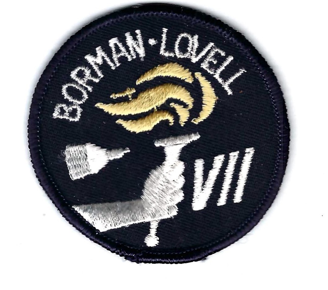 PATCH USAF NASA GEMINI 7  BORMAN LOVELL 1965   JP-9