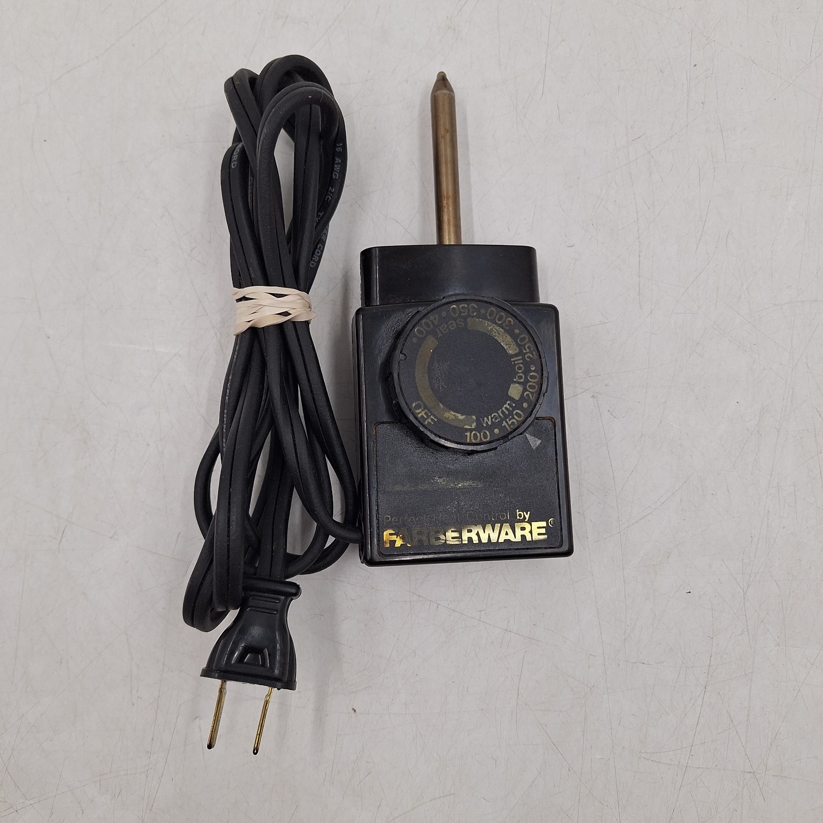 Vtg Farberware Electric Skillet Fry Pan B310-B Heat Controller Cord Tested 1500W