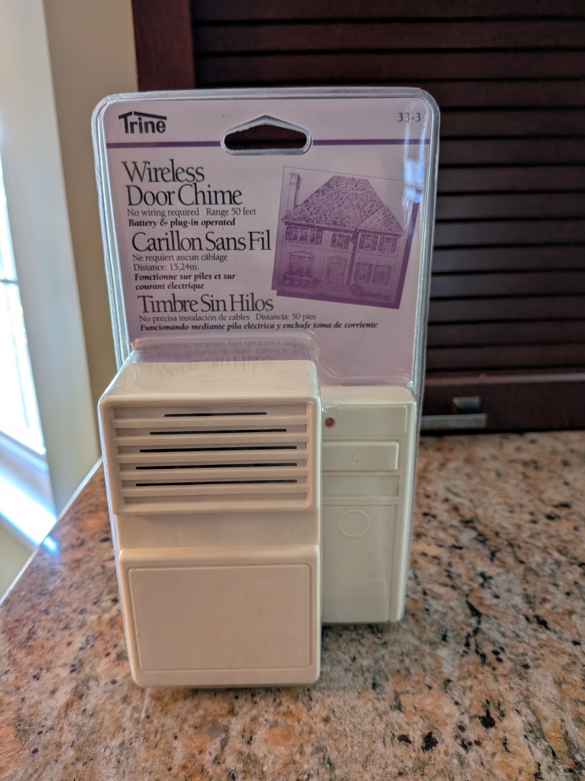 Vintage Trine Door Chime Model #33-4 Brand New In Package Range 50 Feet