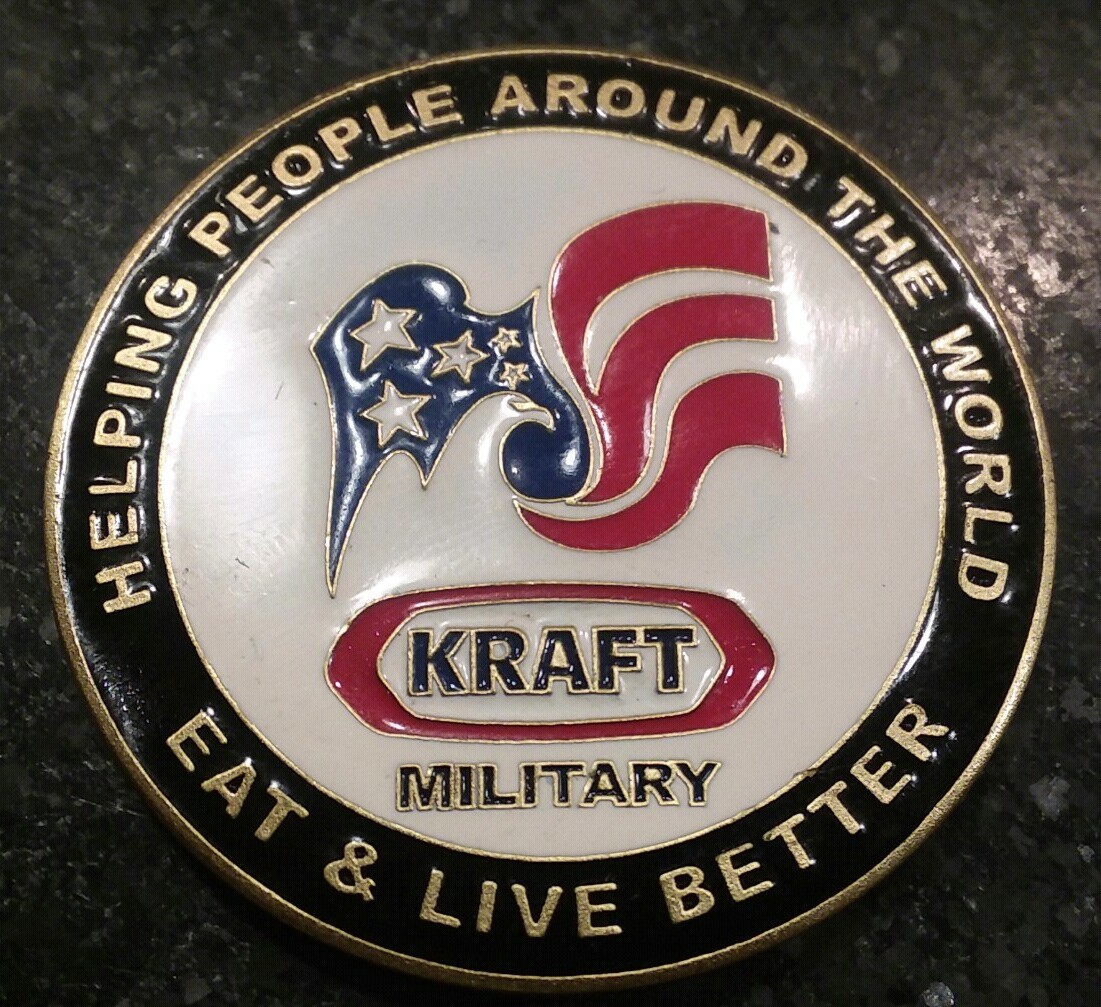 KRAFT MILITARY Contractor ARMY NAVY USAF USMC USCG Challenge Coin