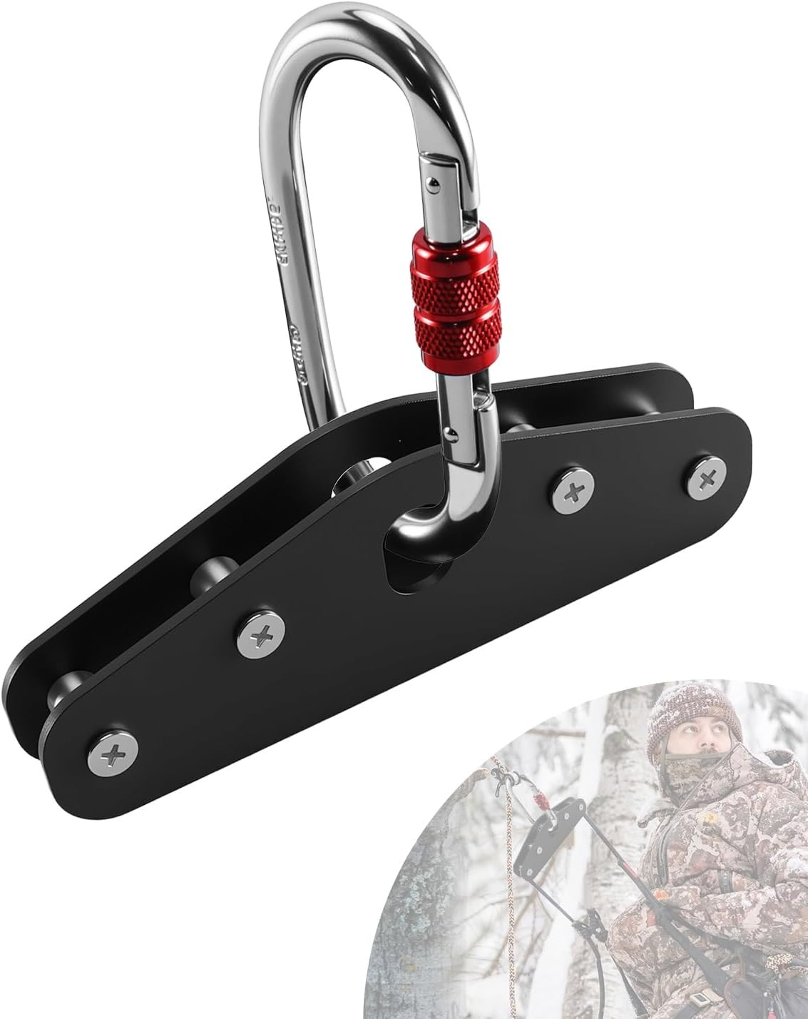 Hunting Saddle Hip Pinch Eliminator with Quick Clip, Stainless Steel Bridge Spre
