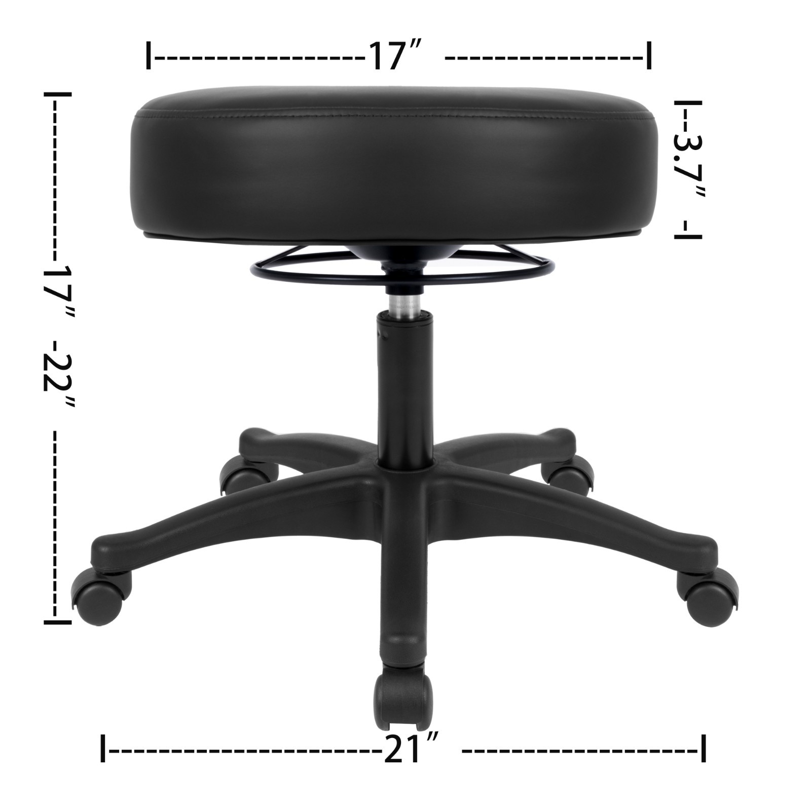 Take Ur Seat® All-Purpose Stools (17"Black)