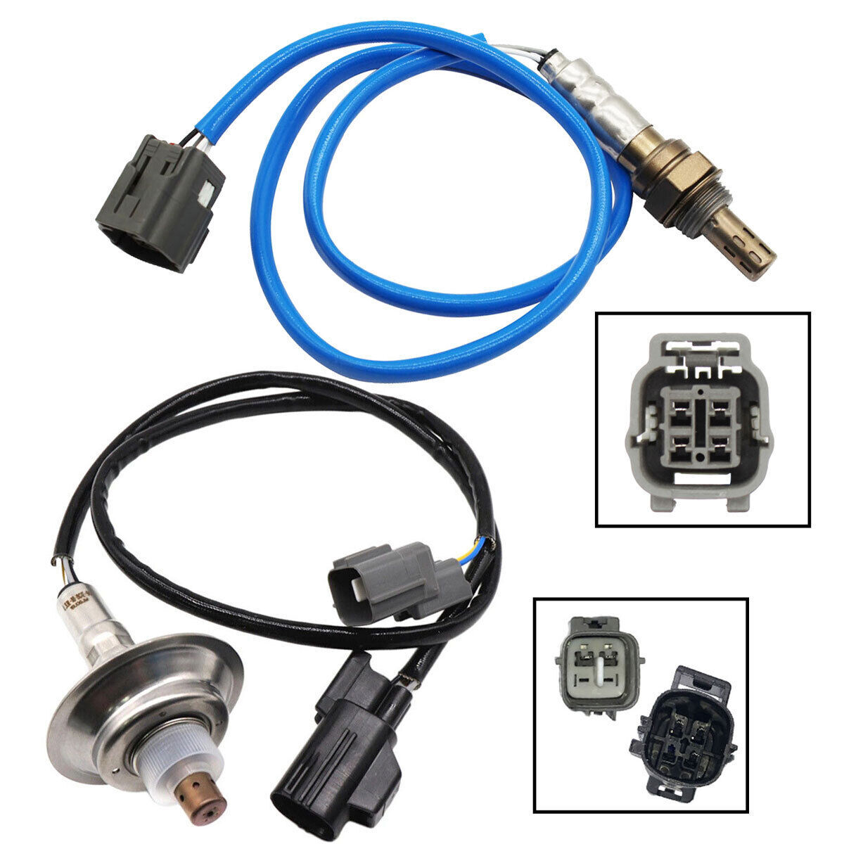 2PCS Upstream+Downstream Oxygen O2 Sensor For 2007-2012 Mazda CX-7 2.3L L4 Turbo