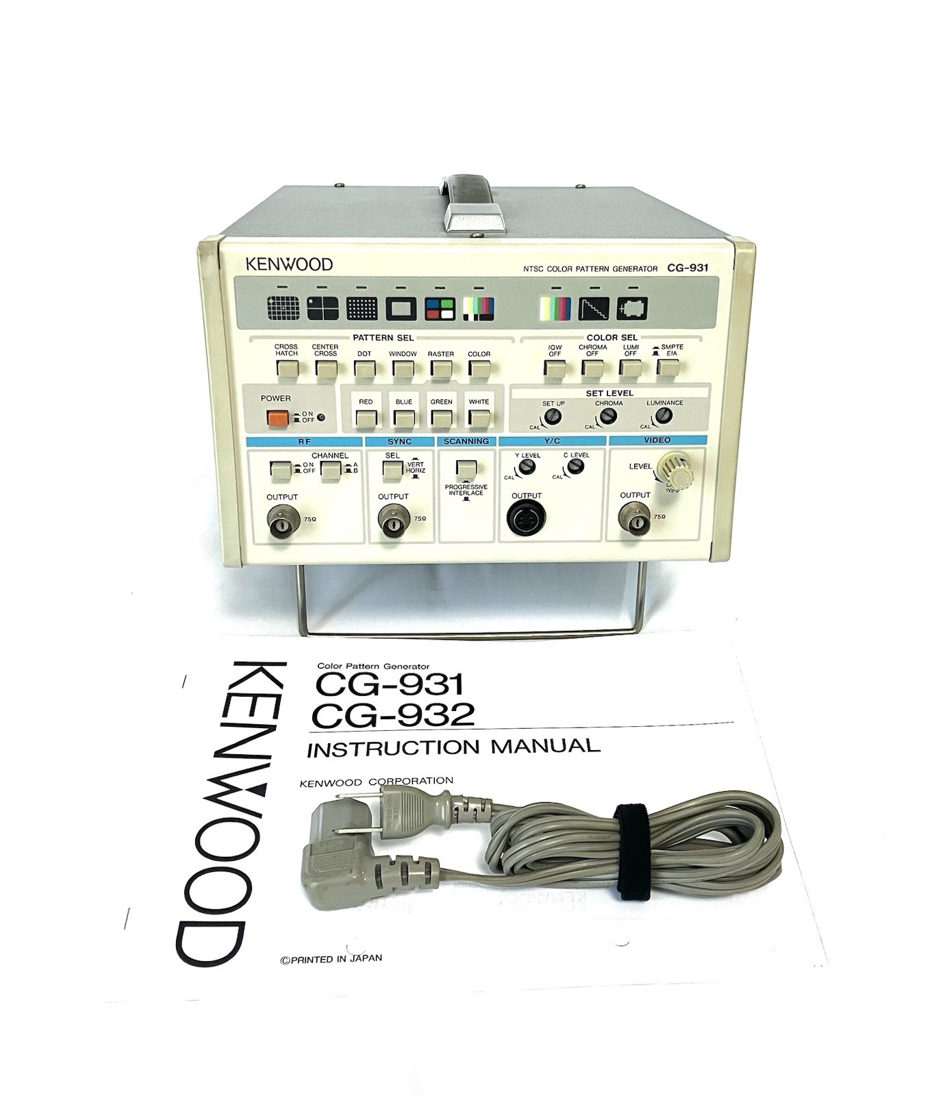 KENWOOD CG-931 NTSC Color Pattern Generator Video Test Signal Generator Japan