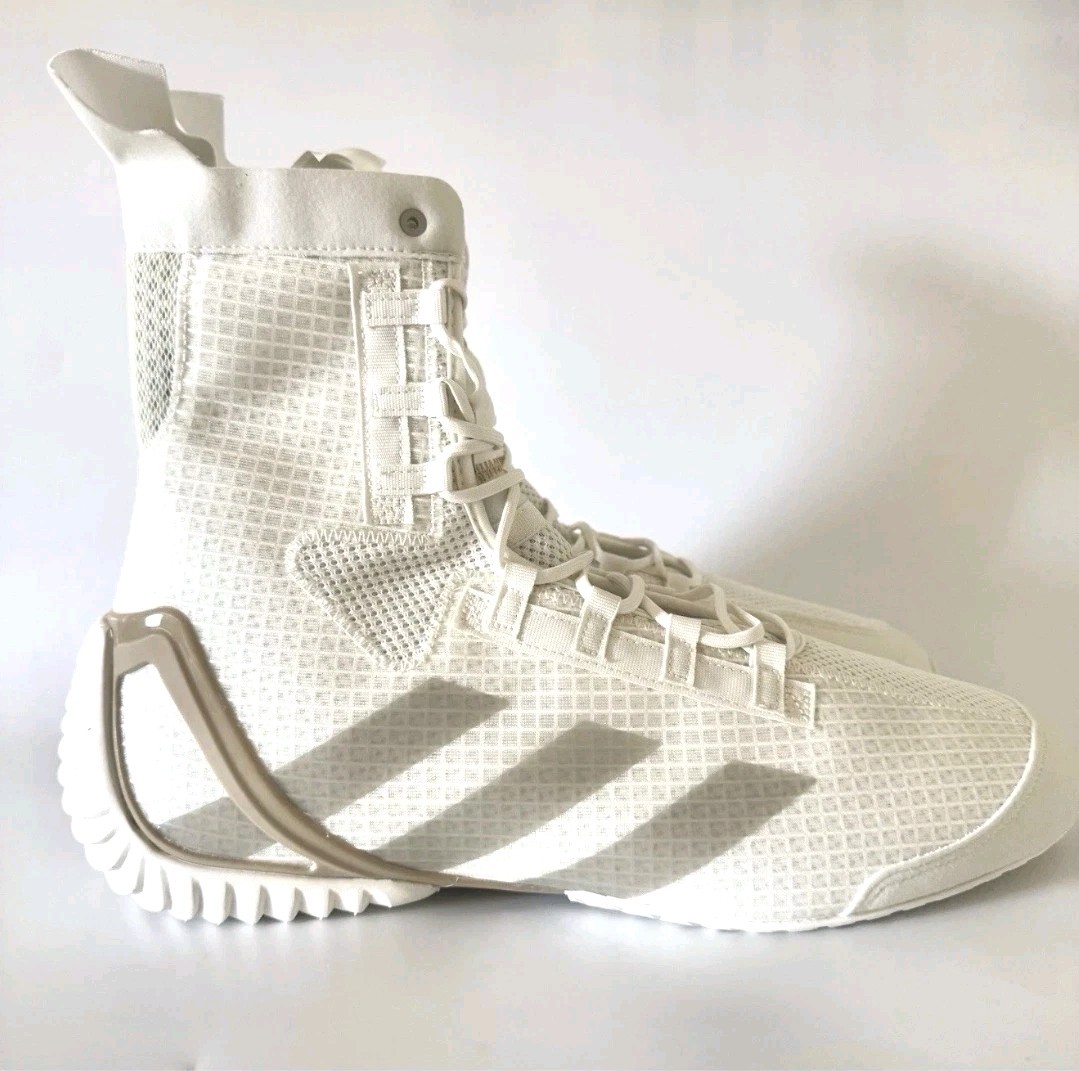 Adidas Boxing Speedex 23 High Top Shoes - Lightweight Off White JH8822 Men's 7.5