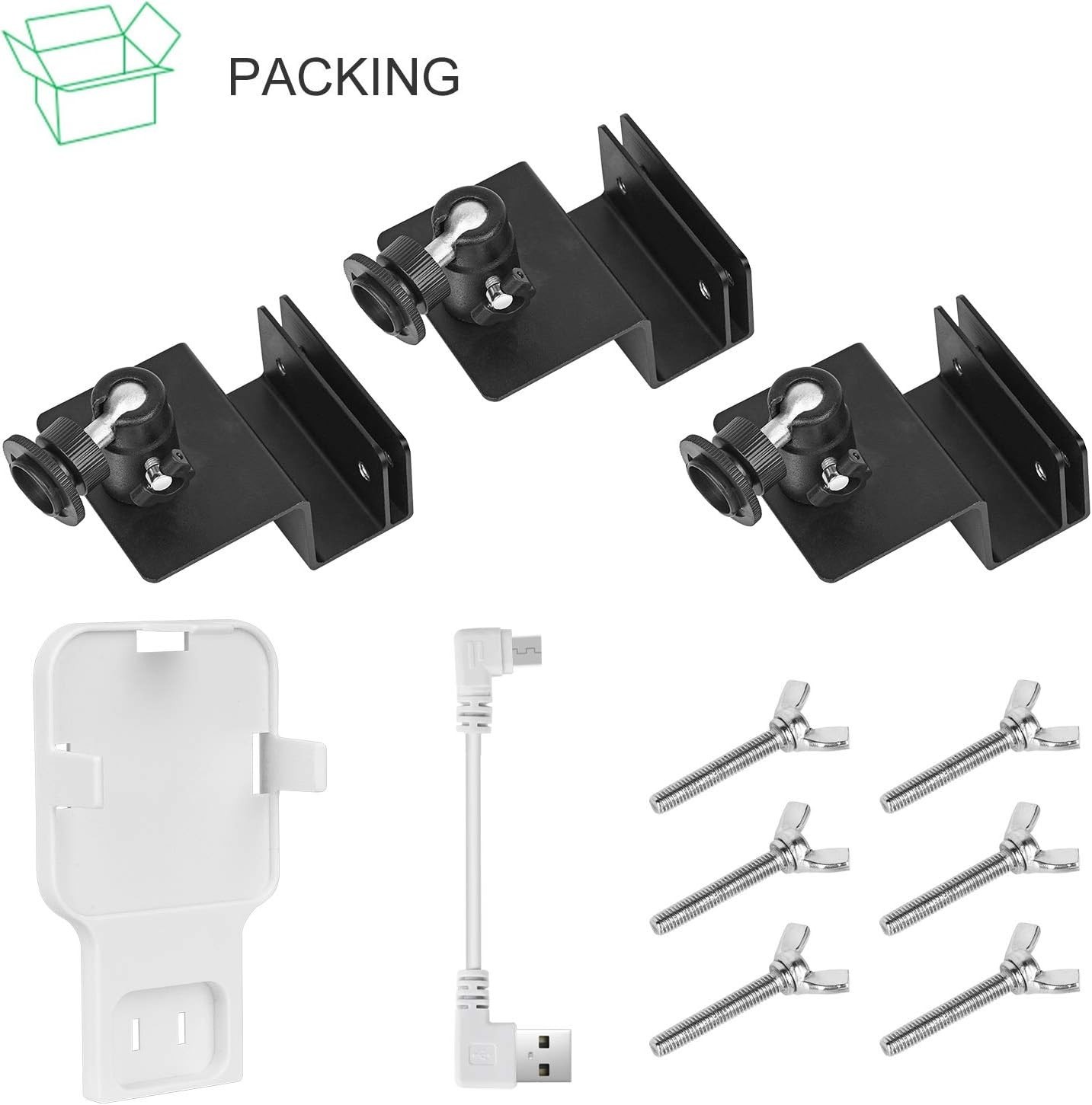 3 Pack Gutter Mount Bracket for Blink Outdoor 3 4 Camera Sync Module 2 Holder