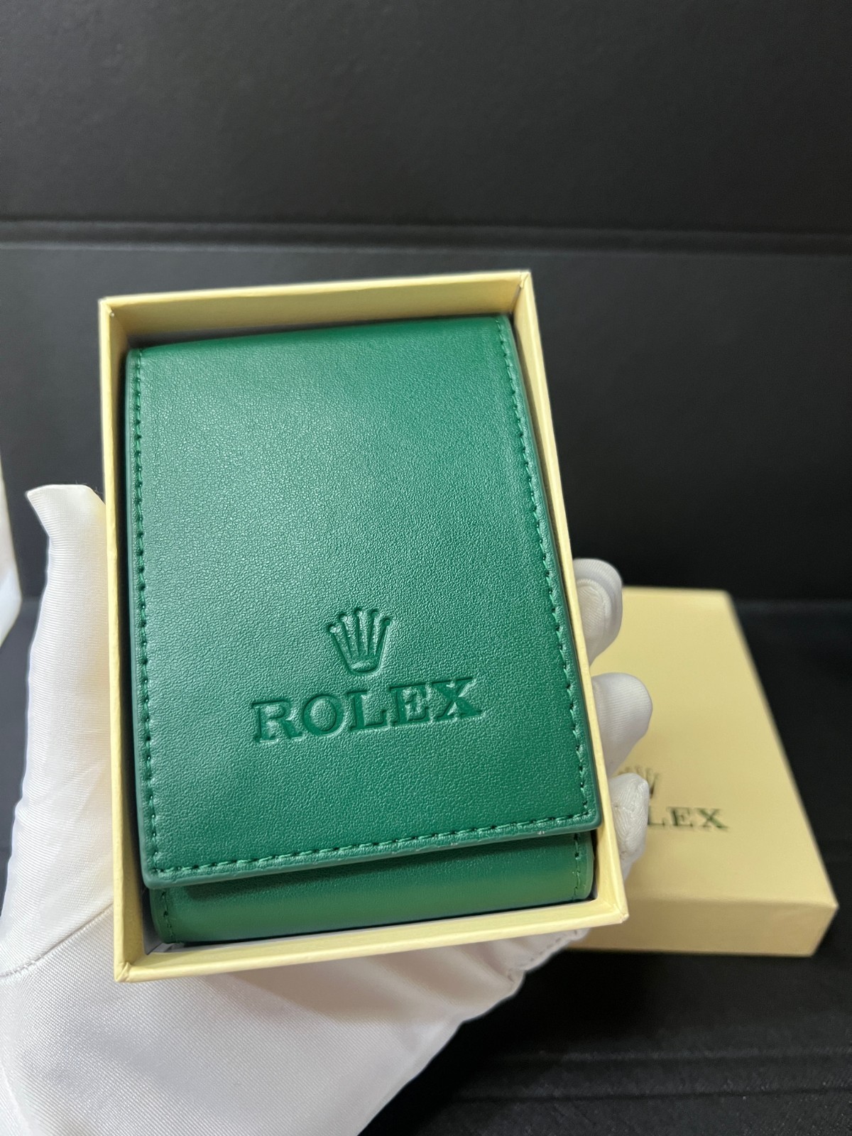 Rolex Leather Travel Case - Authentic Premium Service Center Edition - NIB 2026