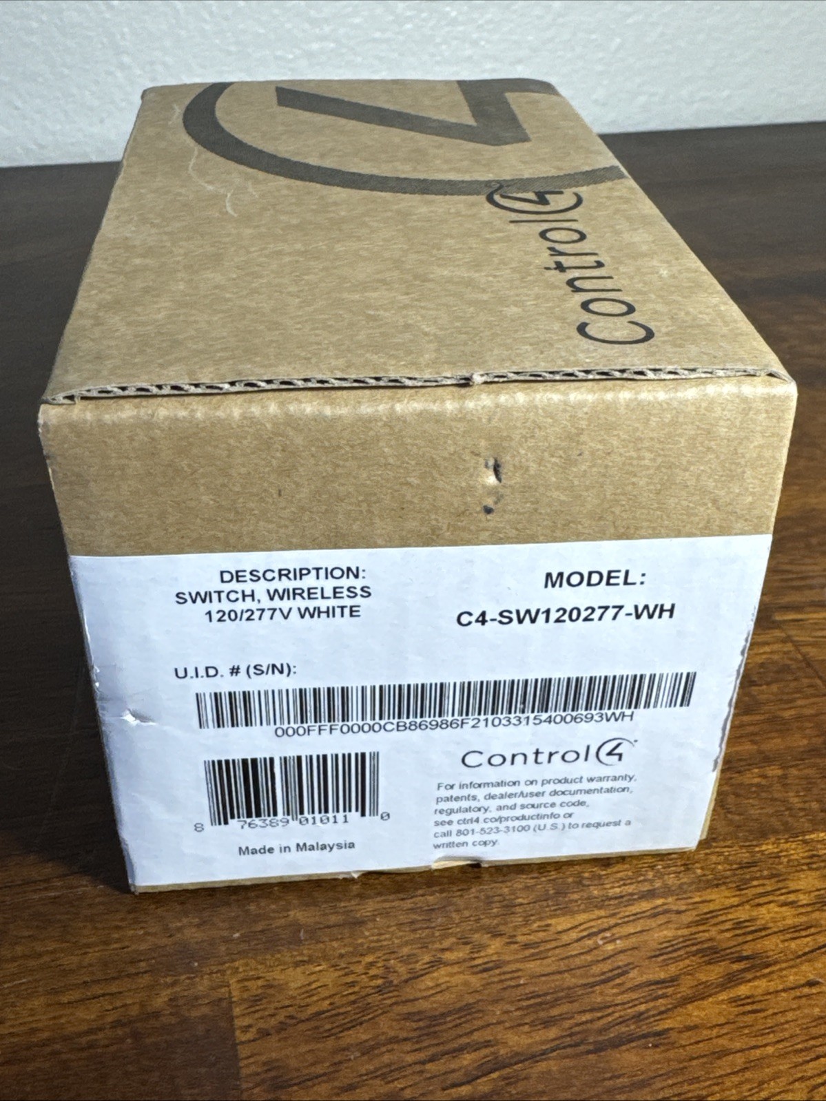 Control 4 Control4 C4-SW120277-WH Switch Wireless - White