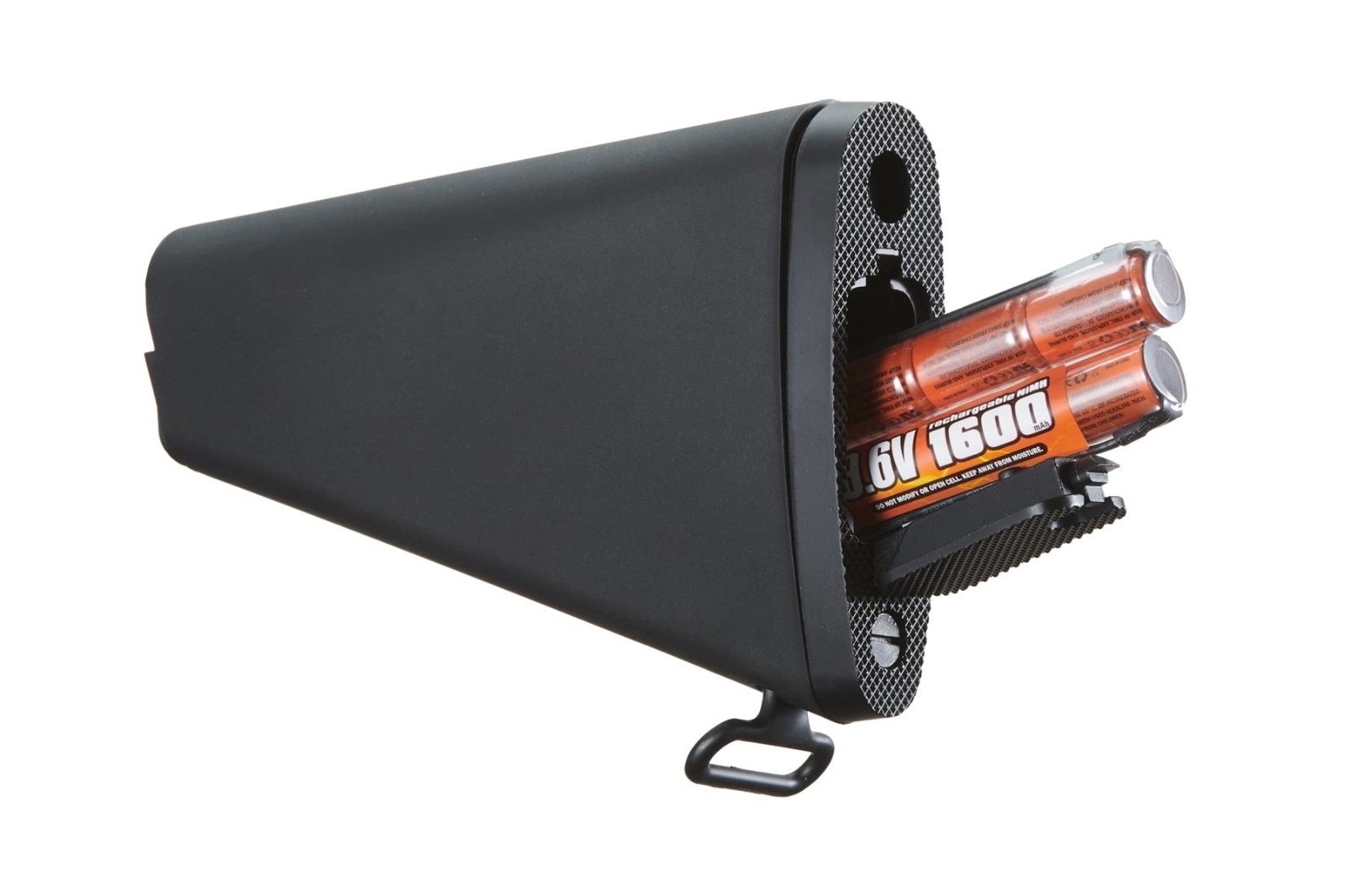Stubby Fixed Stock for Airsoft AEG - Adjustable, Lightweight, Tactical Black Upg