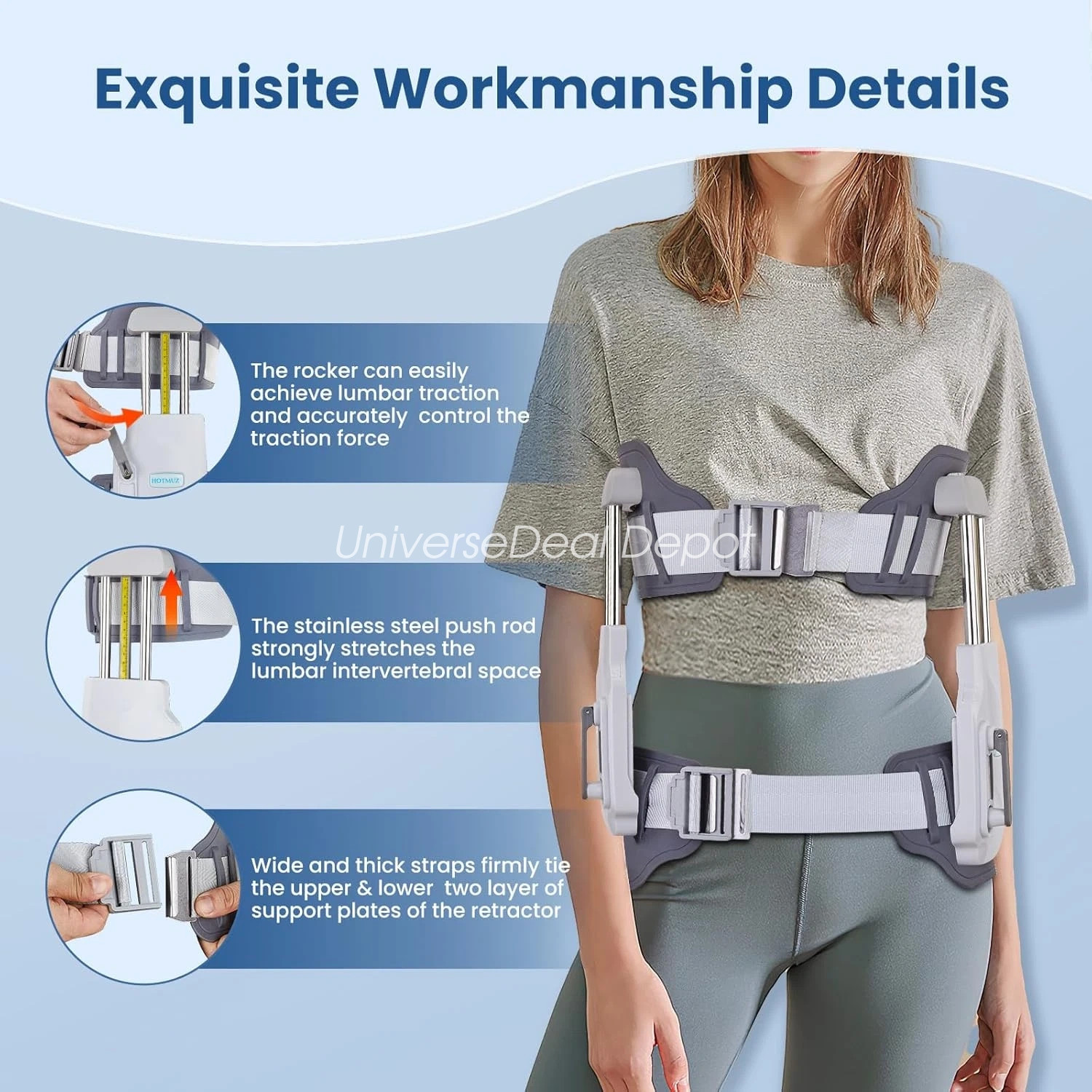 Lumbar Traction Device,Spinal Decompression Devices，lumbar decompression belt
