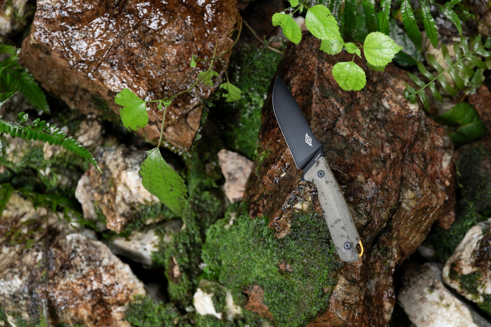 Olight Oknife Fortitude 2 Fixed Blade EDC Tool, Micarta/G10 Handle, CPM-S35VN