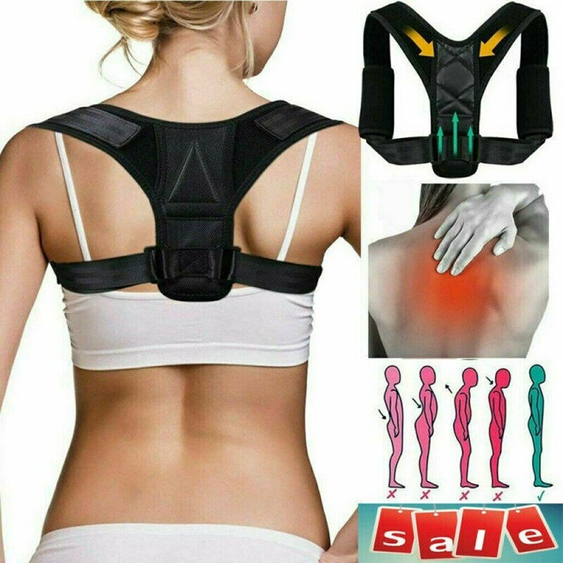 Adjustable True Fit Posture Corrector Back Brace Straightener Belt For Men Women