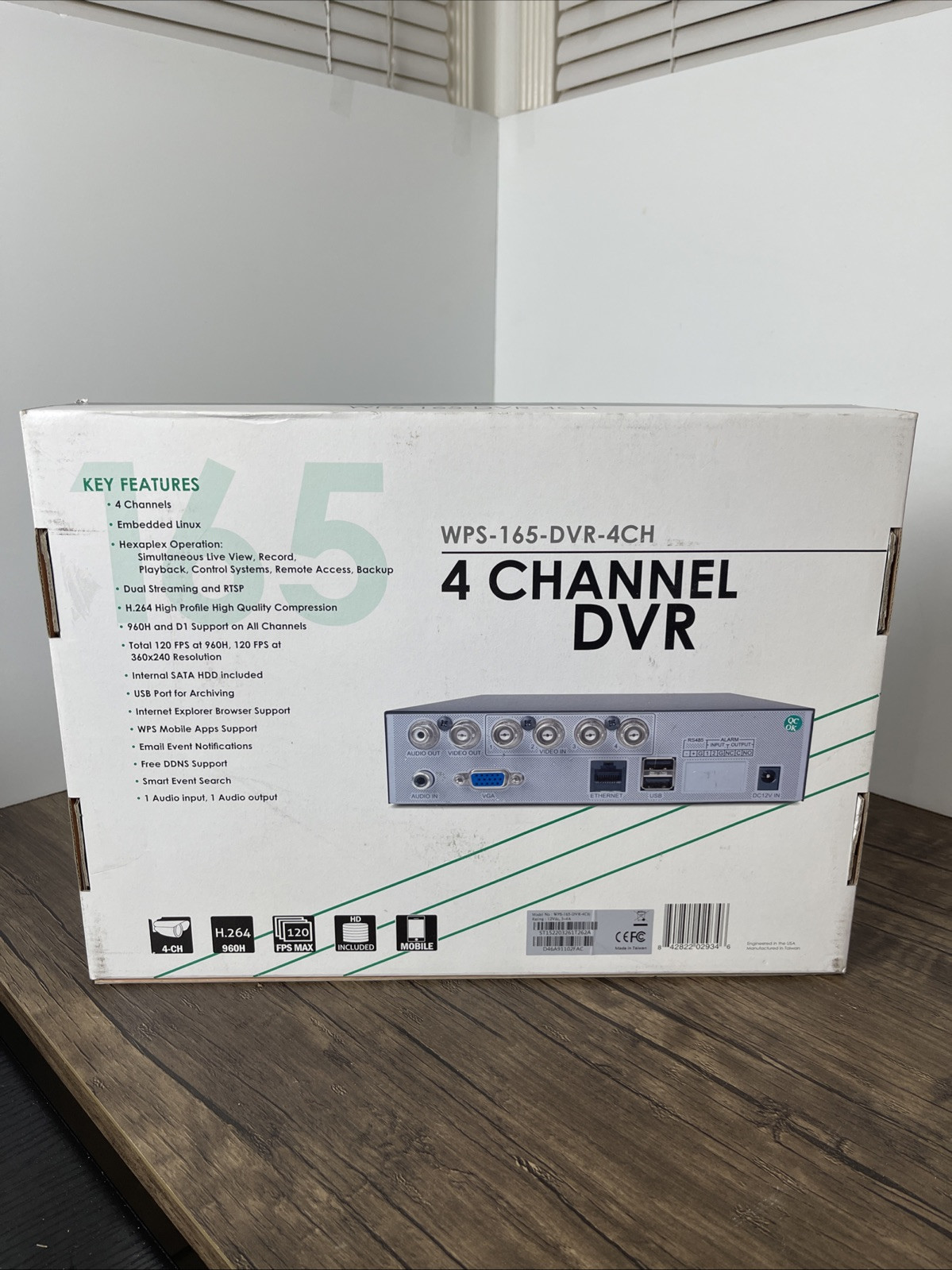 Wirepath Surveillance WPS-165-DVR-4CH DVR Brand New In Box