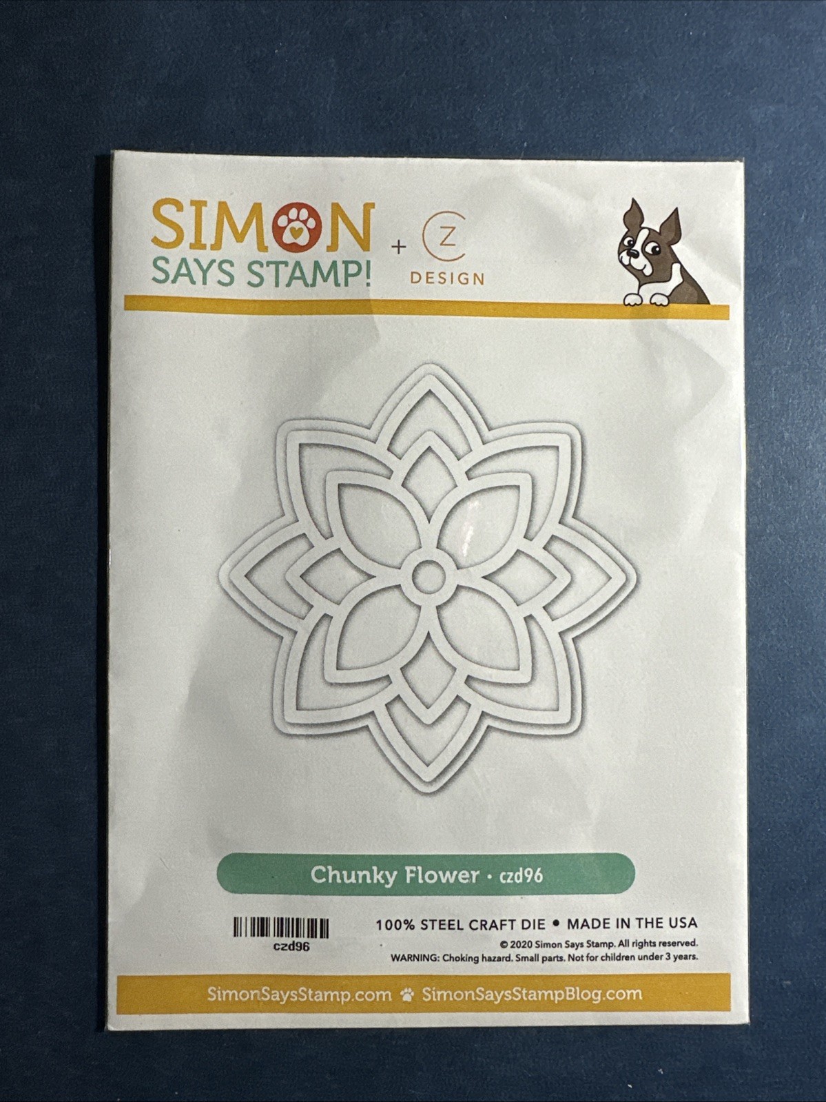 NEW! Simon Says Stamp- CHUNKY FLOWER Die With Shadow Die