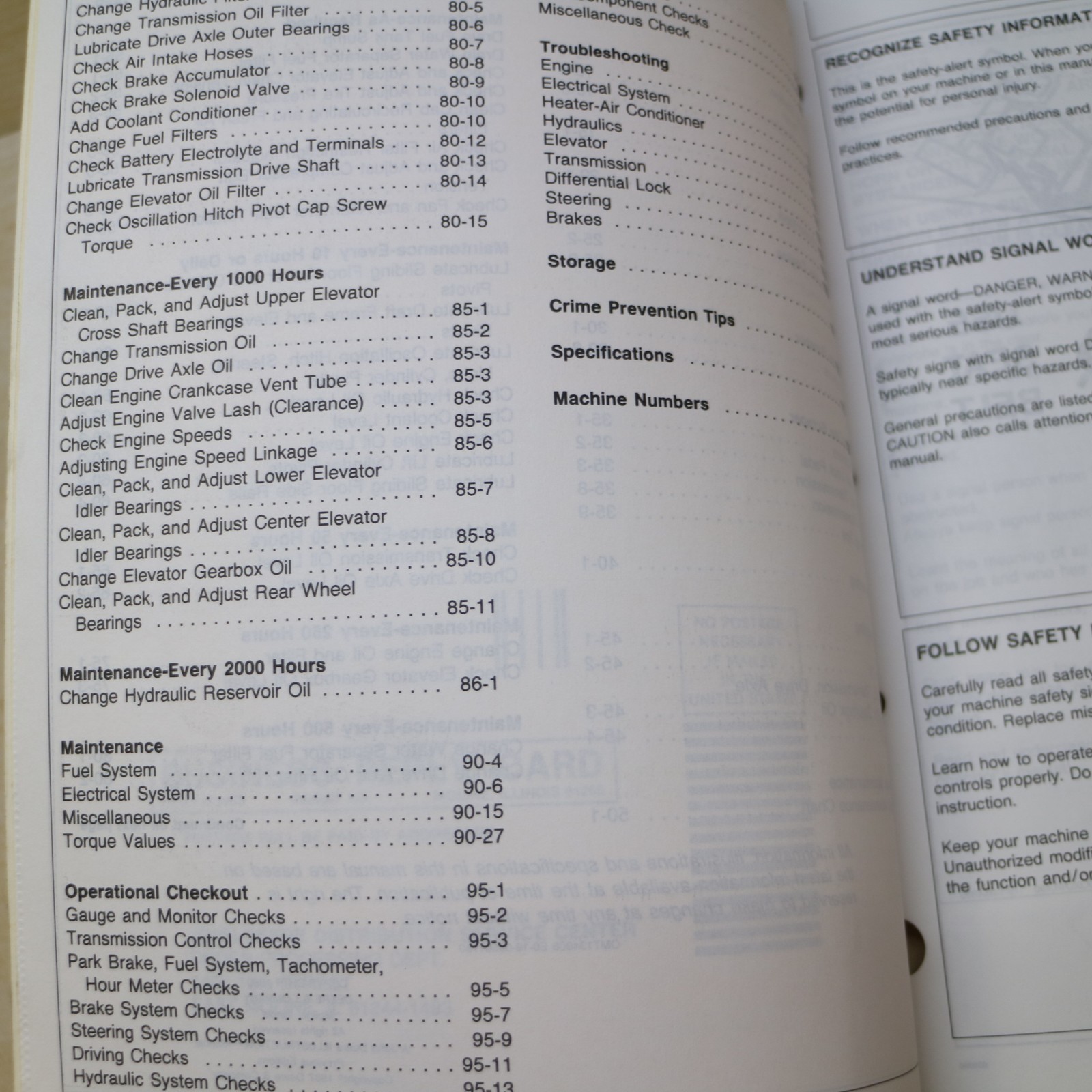 JOHN DEERE 762B PAN SCRAPER Owner Operation Maintenance Manual guide operator