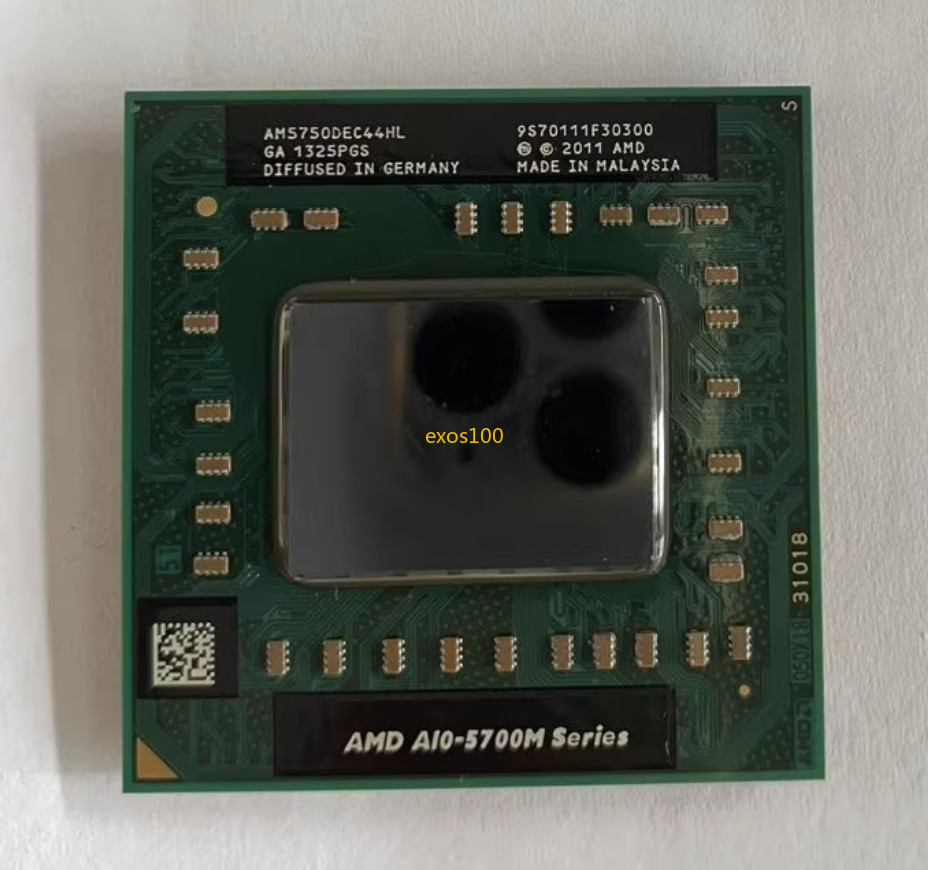 AMD A10-5750M CPU A10-Series Quad-Core 2.5GHz 4M Socket FS1 Processor