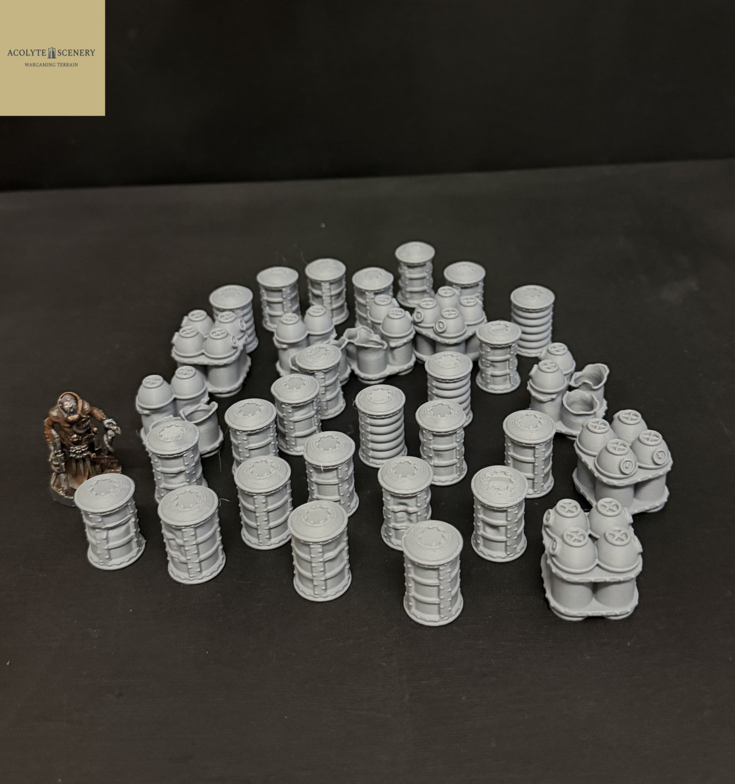 Wargaming Terrain  Accessories & Barrels 28mm 32mm compatible with warhammer 40k