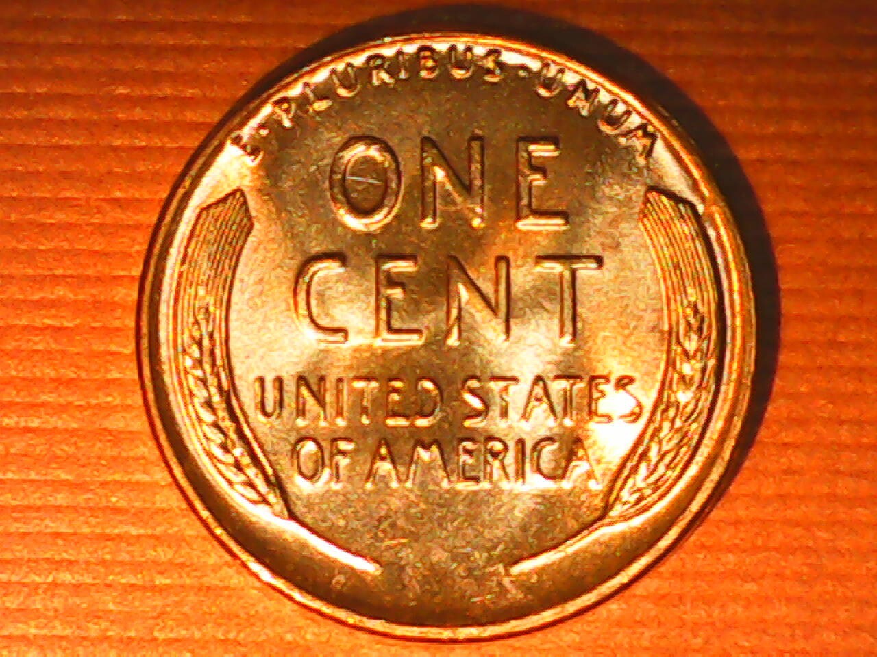 1955 Penny Die Cracks Variety Obverse