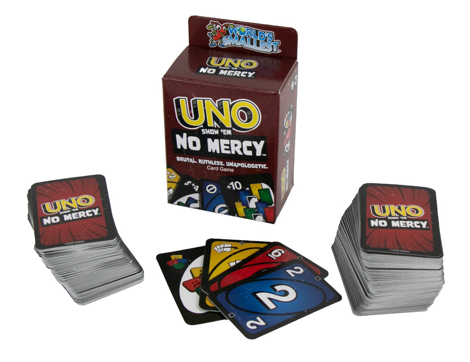 Worlds Smallest UNO NO MERCY Card Game