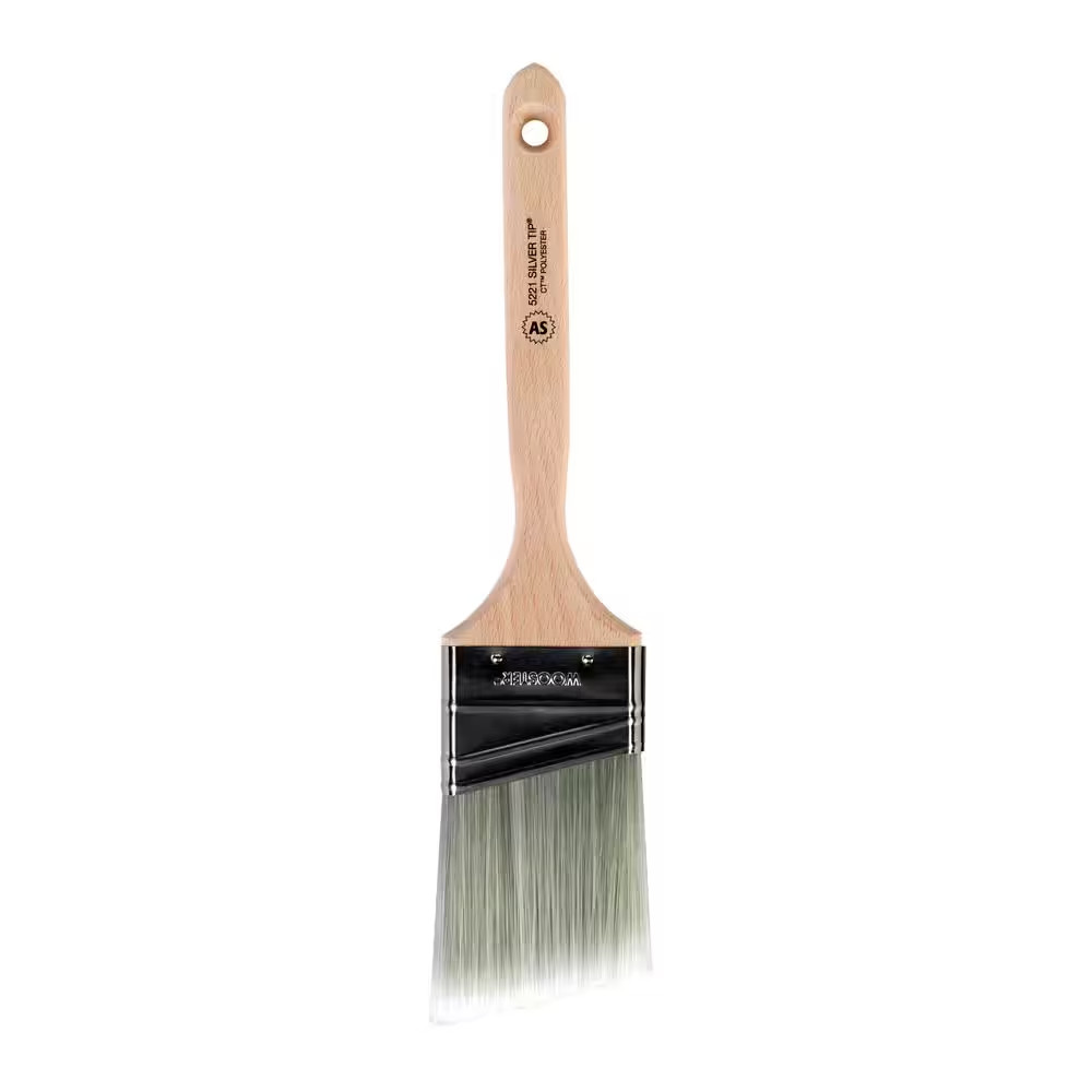 2-1/2 In. Silver Tip Polyester Angle Sash Brush