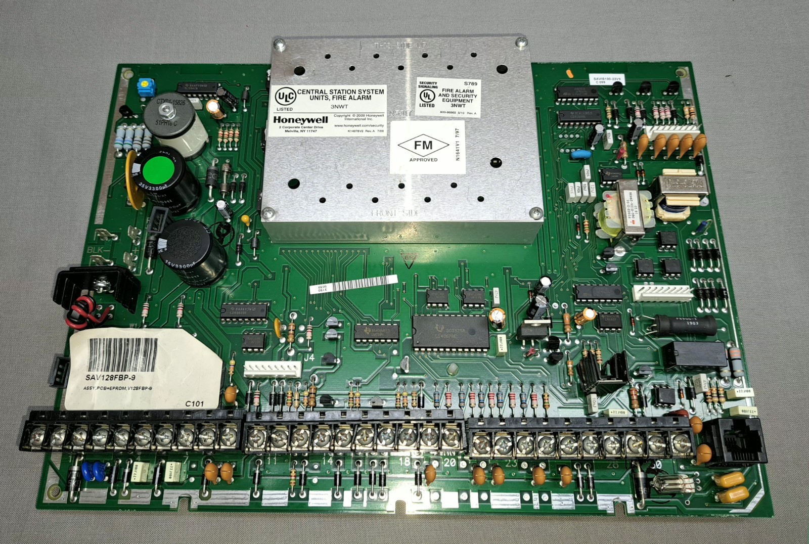 Honeywell Fire Control Board V128FBP 9. **SOLD FOR PARTS/REPAIR ONLY**
