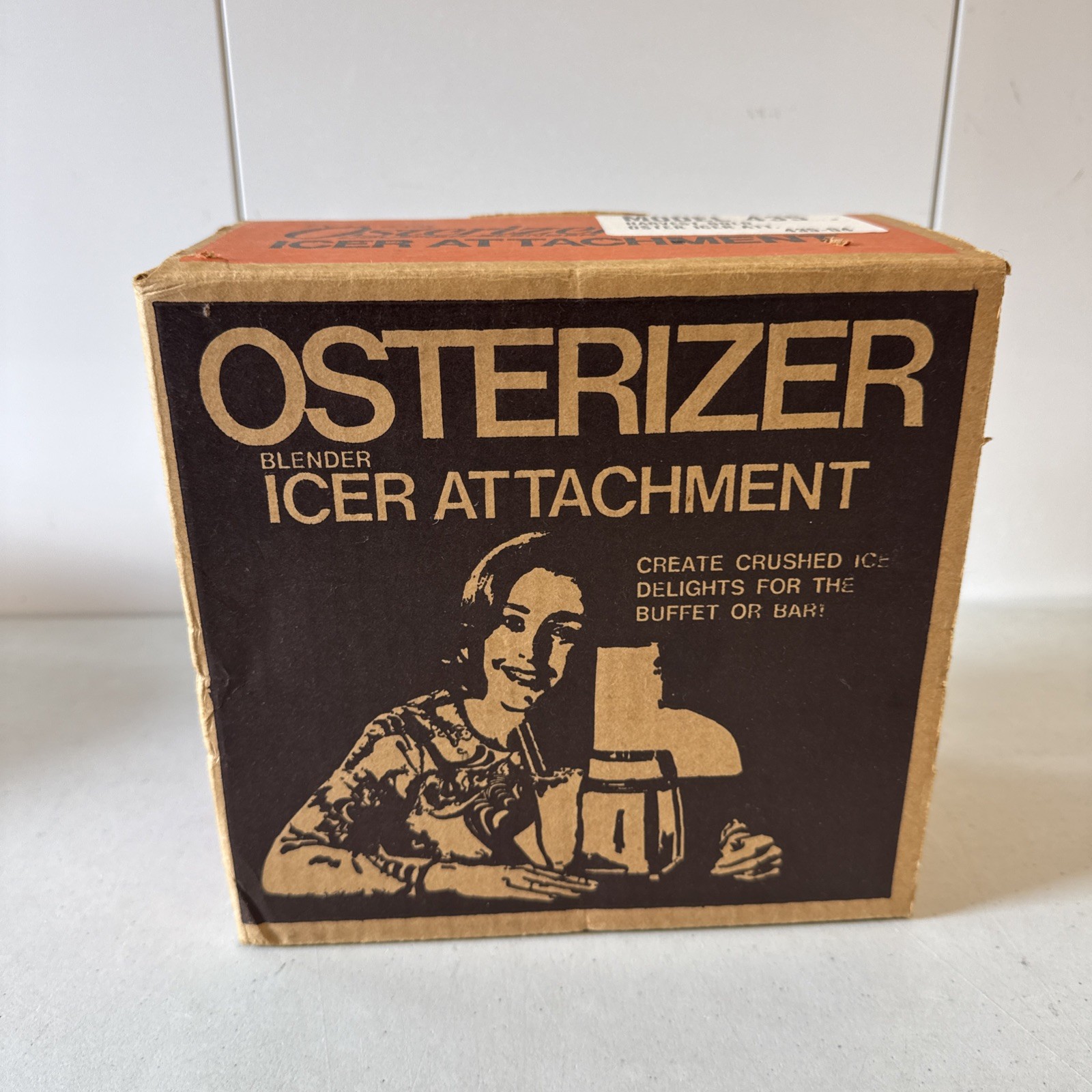 Osterizer Ice Crusher Attachment HARVEST GOLD Model 435 CHIPS TIPS New In BOX