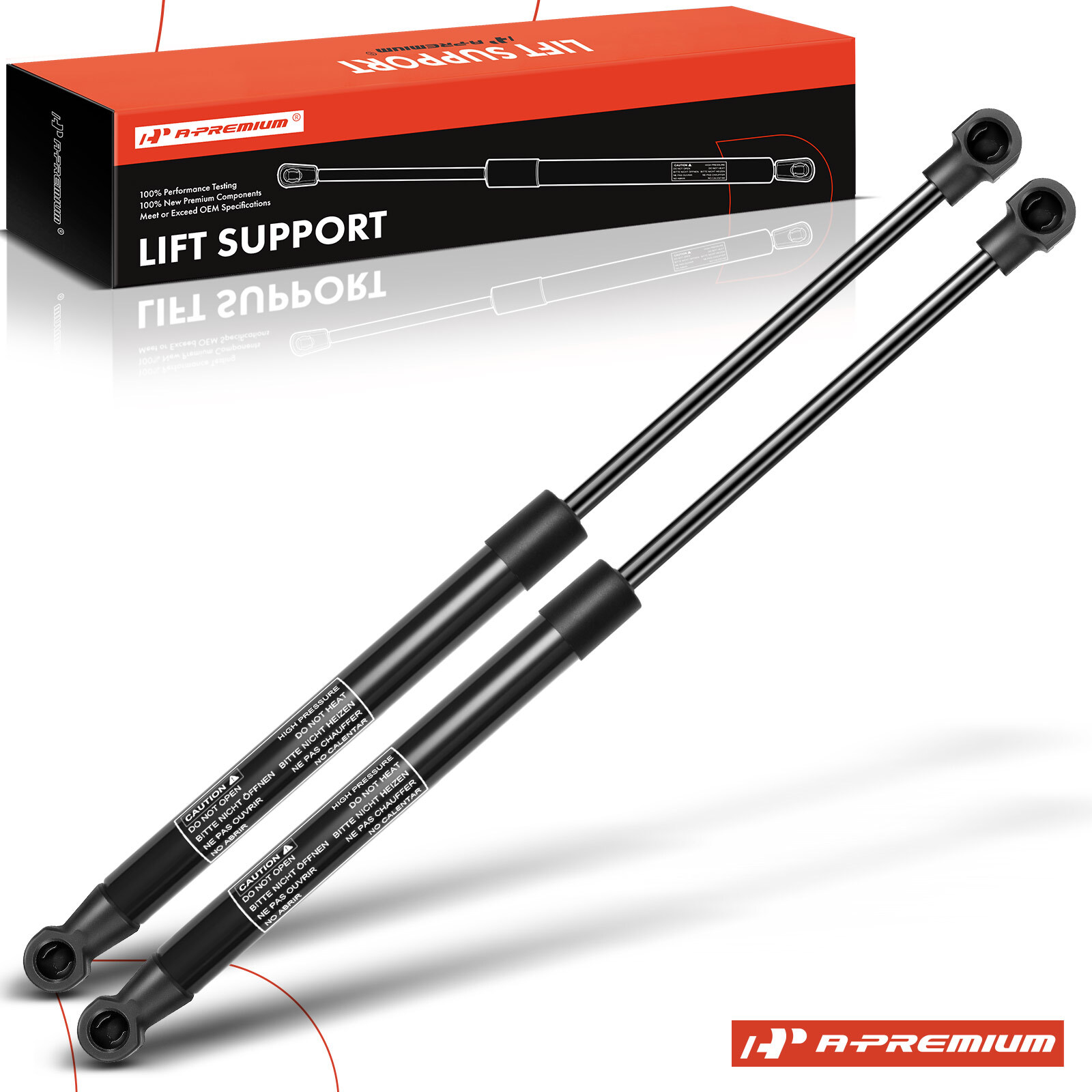 A-Premium 2x Rear Hatch Lift Support Struts for Toyota Prius 10-15 Prius Plug-In