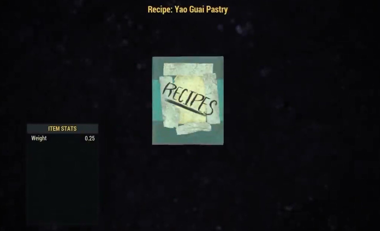 (Xbox) Yao Guai Pastry Recipe