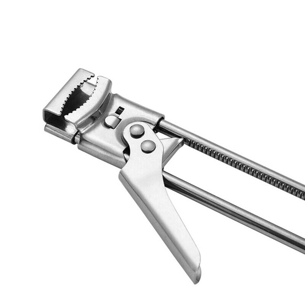 Stainless Steel Adjustable Can Opener Handle Tool Jar Bottle Lid Remover Tool