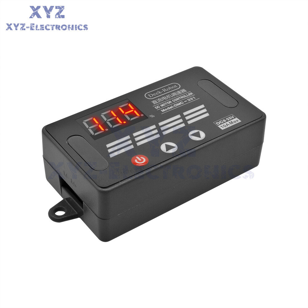 DMC-331 DC Motor Speed Control Switch Controller DC 8-55V Max 10A PWM Regulator