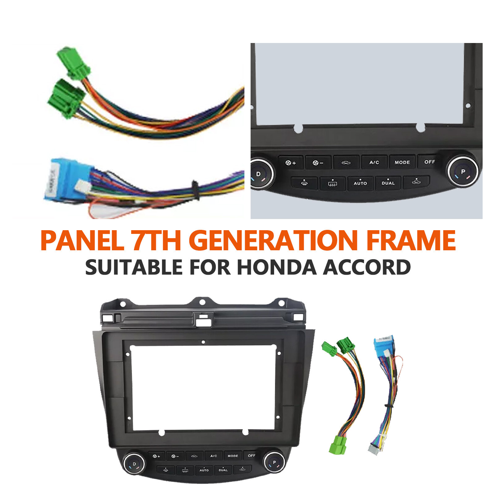 2 din For Honda Accord 2003-2007 Frame Car Stereo Radio Fascia Panel Trim KitsPv