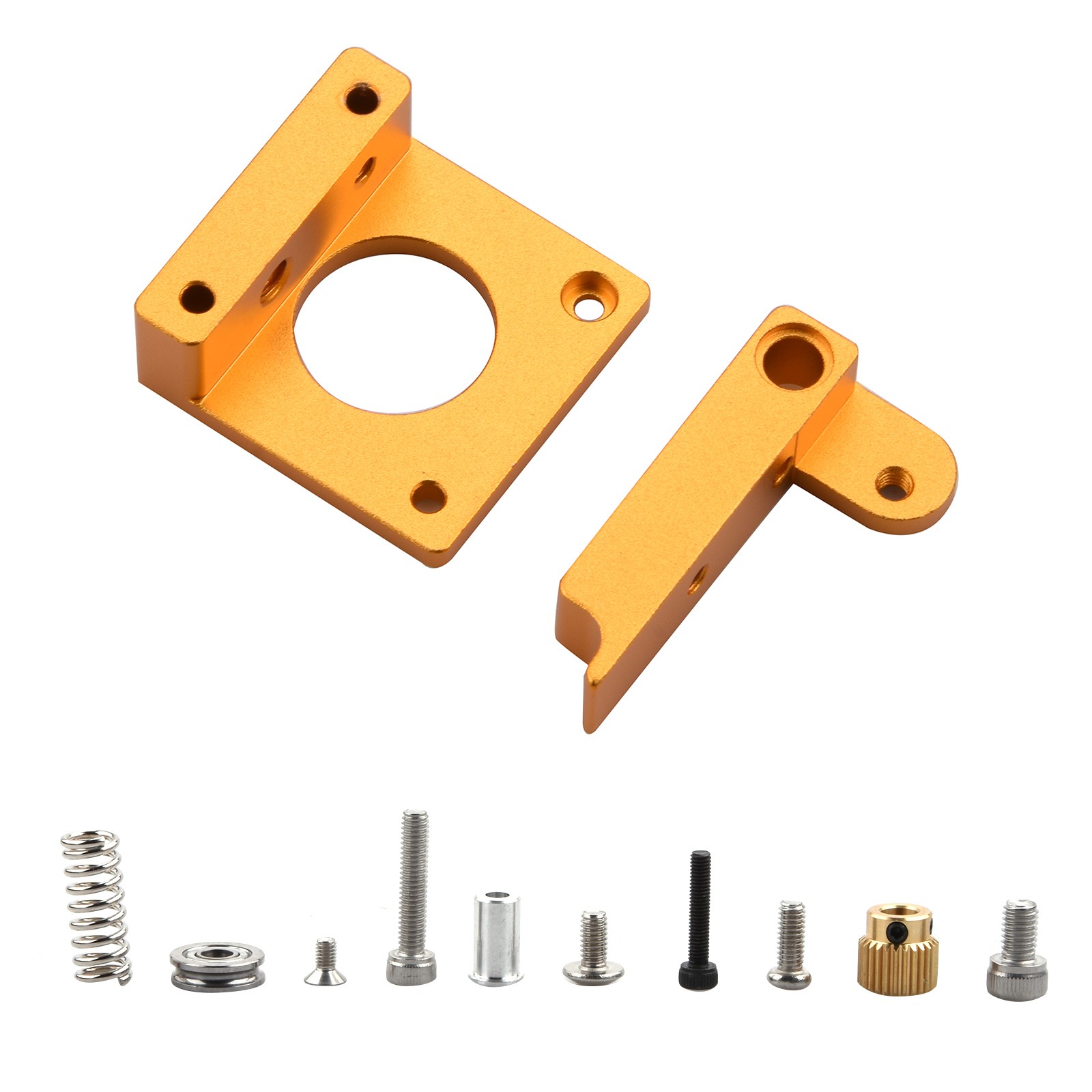 1Set MK8 Extruder Block Kit Left Hand For 1.75mm Filament 3D Printer Replacement