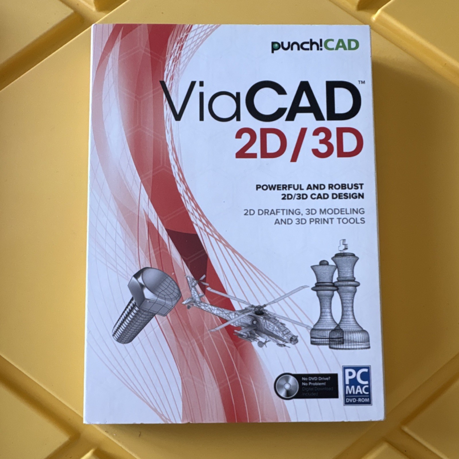 Punch! Software ViaCAD 2D/3D CAD Design Software DVD-ROM for Windows & Mac