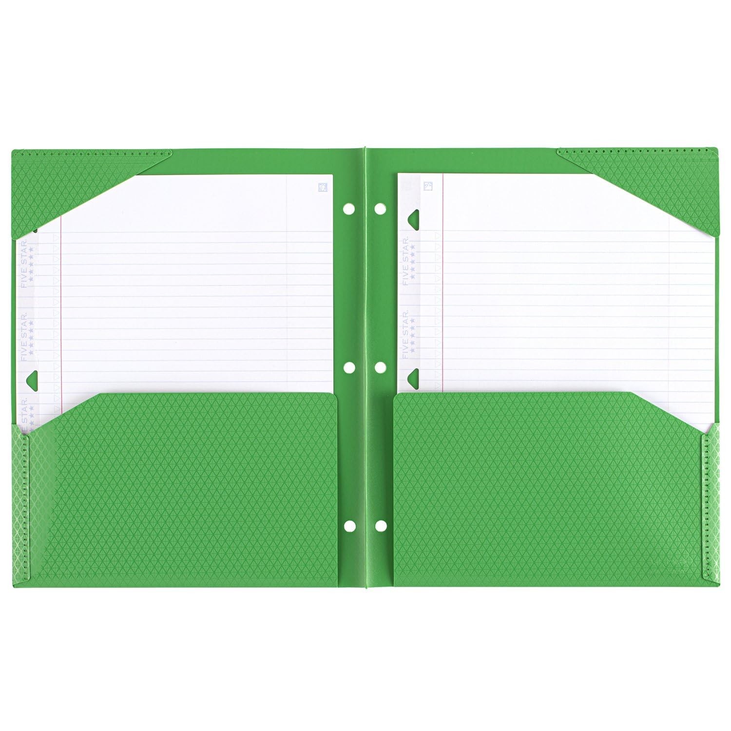 DuraShield Antimicrobial 2 Pocket Stay-Put Plastic Folders 4 Pack 330010