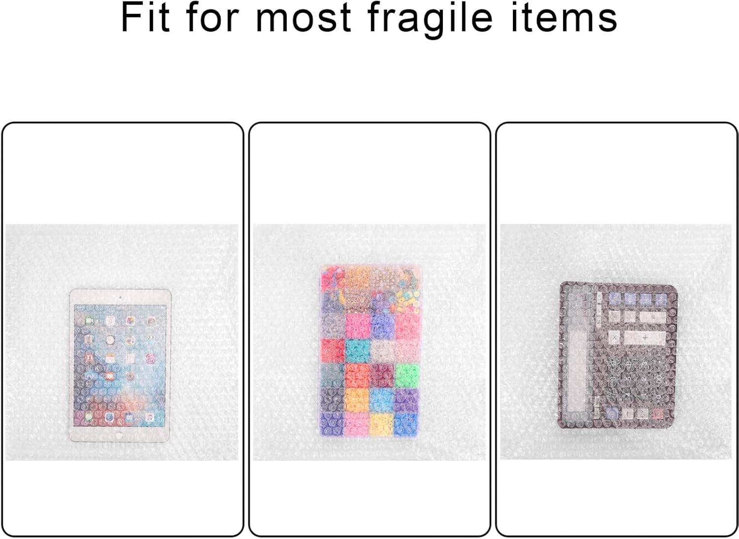 50Pcs Bubble Out Bags Pouches 12"X 12" Bubble Pouches Cushioning Packaging Bags,