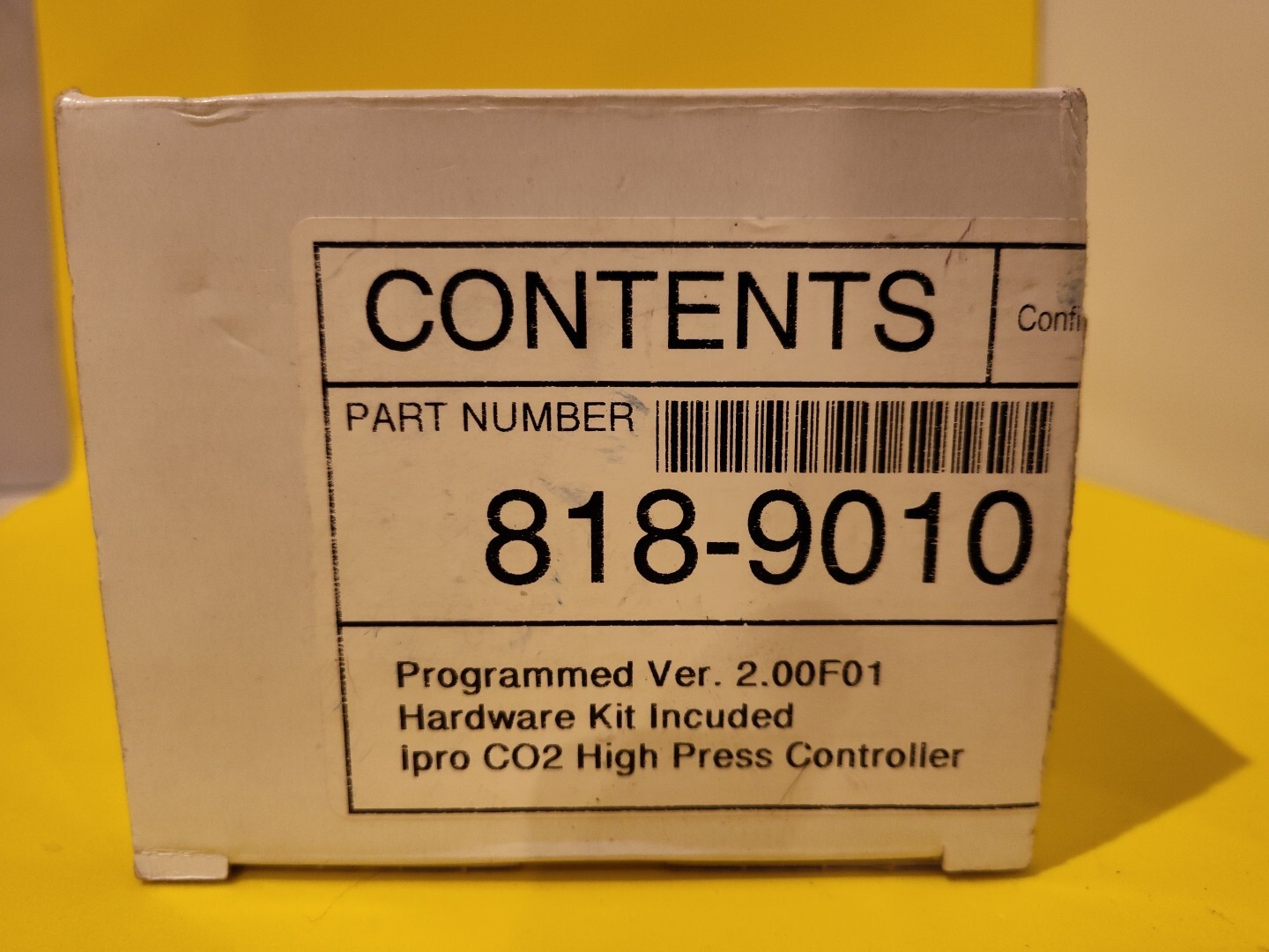 Emerson High Pressure CO2 Controller 818-9010