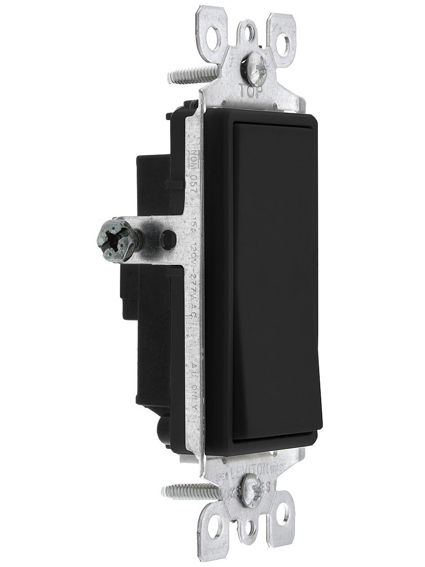 LEVITON 5601-BR SINGLE POLE DECORA SWITCH (10 PACK) NEW