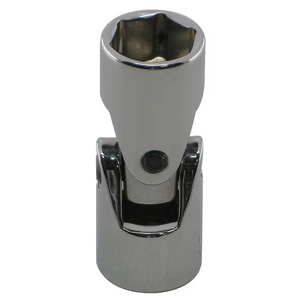 Westward WESTWARD 3/8 in Drive, 9mm Metric Socket, 6 Points, Flex