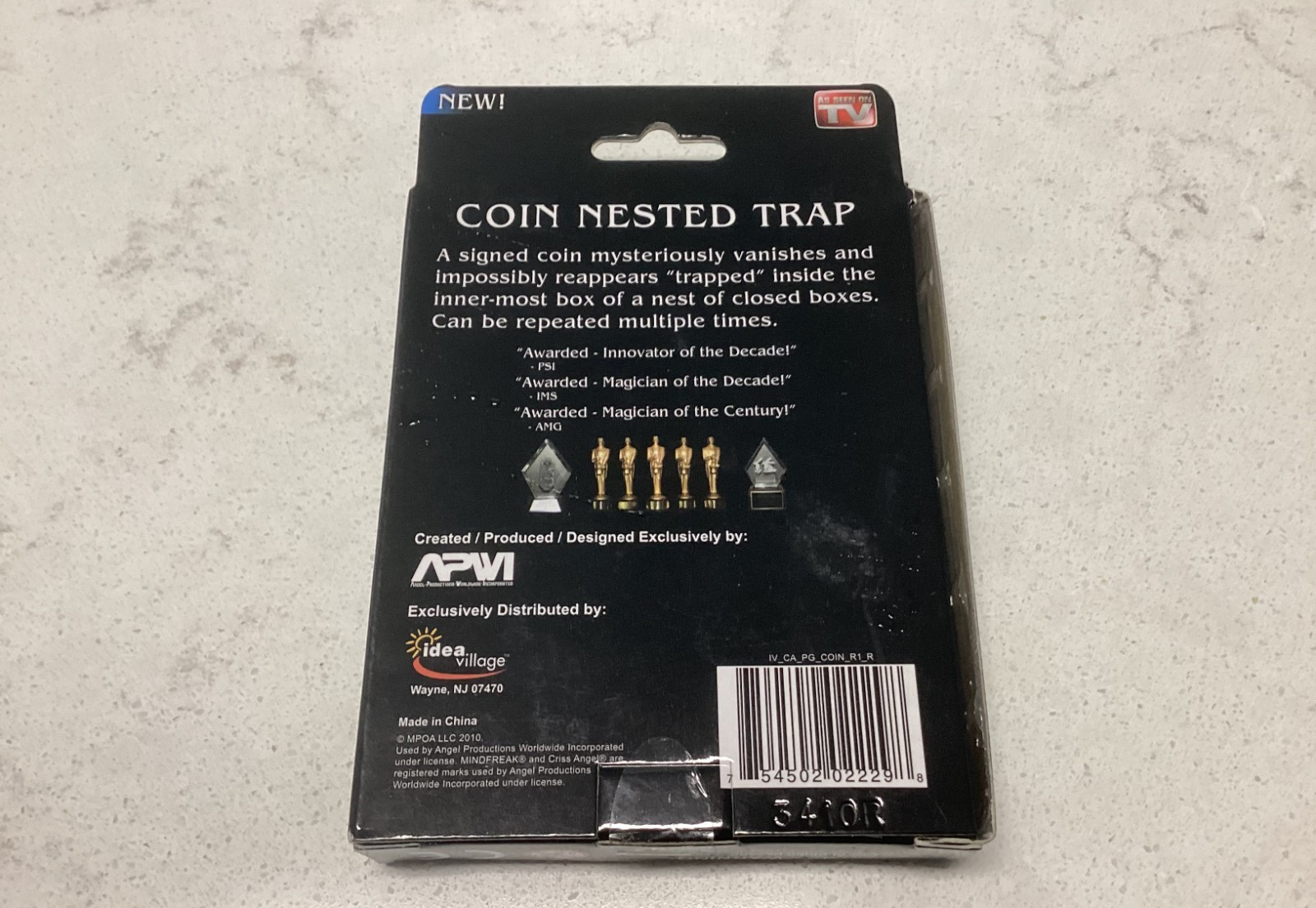 Criss Angel Mindfreak Coin Nested Trap Magic Kit