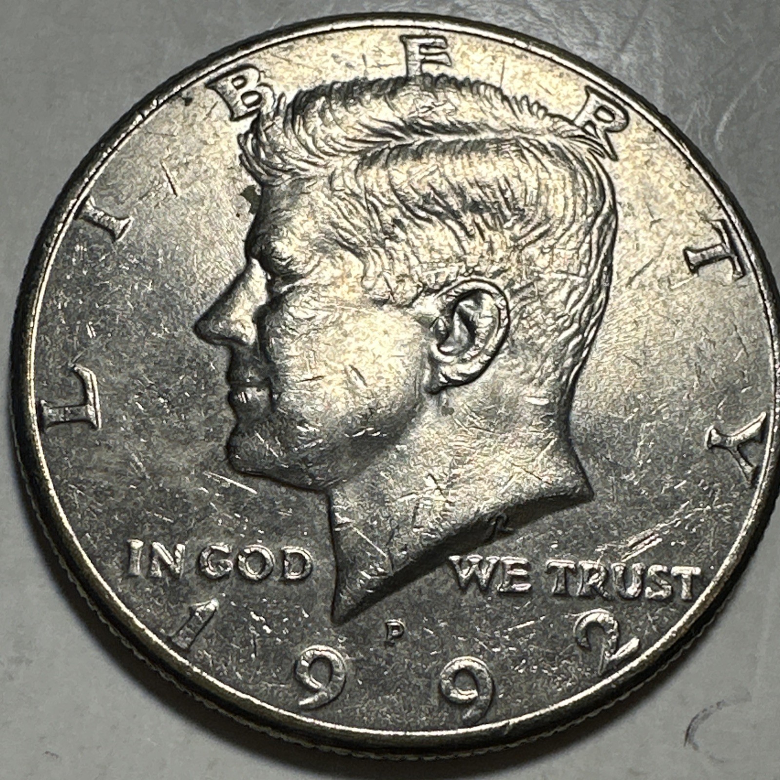 1992-P John F Kennedy 35th President 50c Dollar circulated Coin💎 ￼