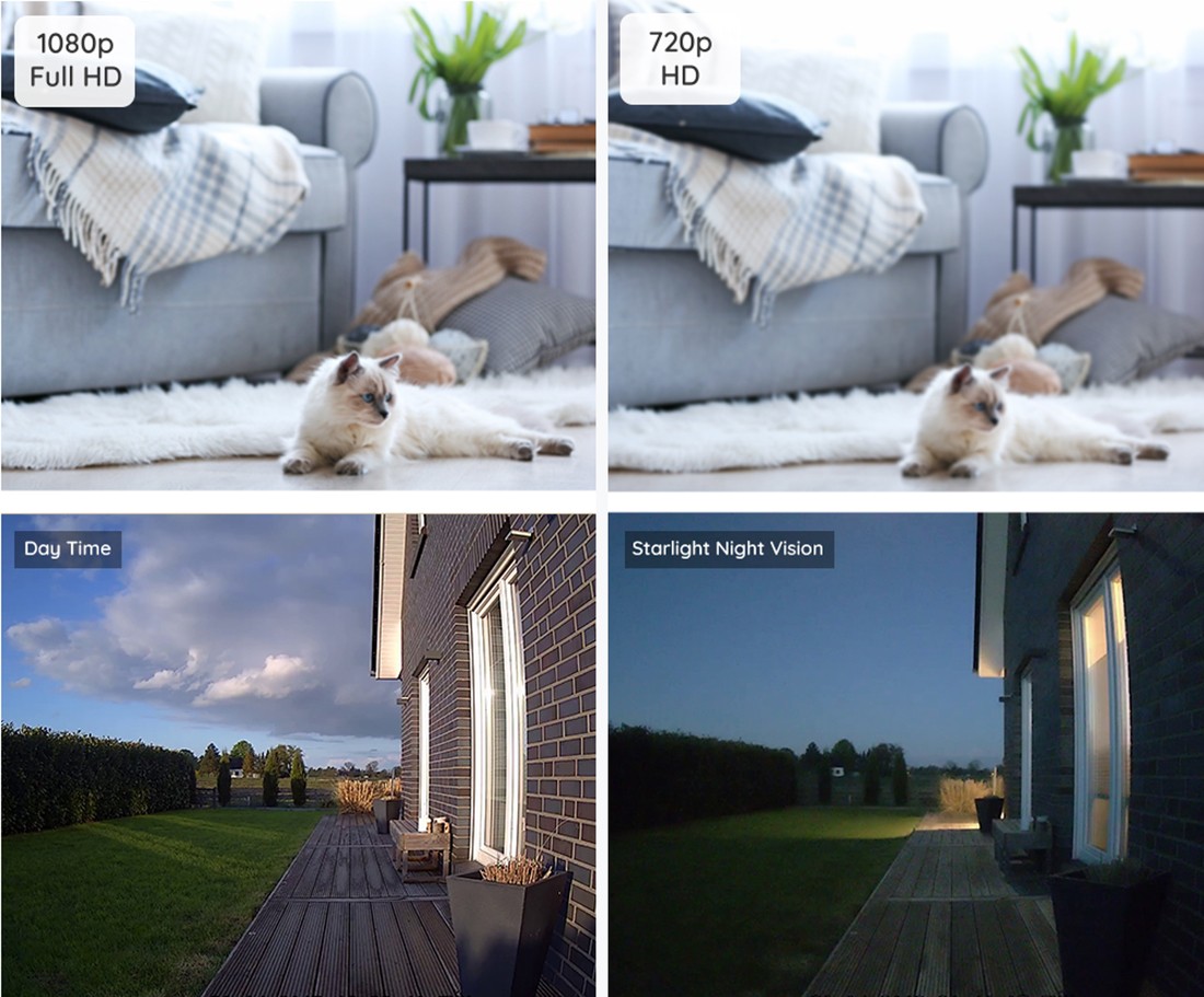 Reolink Argus PT 5MP Wireless Solar Battery Security Camera with Home Hub Mini