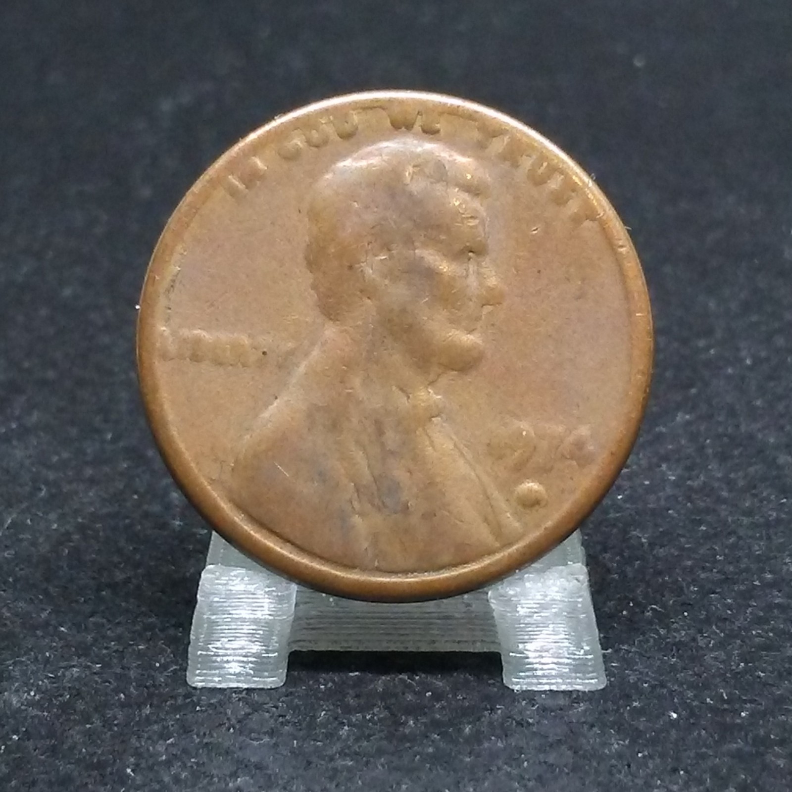 1974 D Memorial Cent Grease Strike