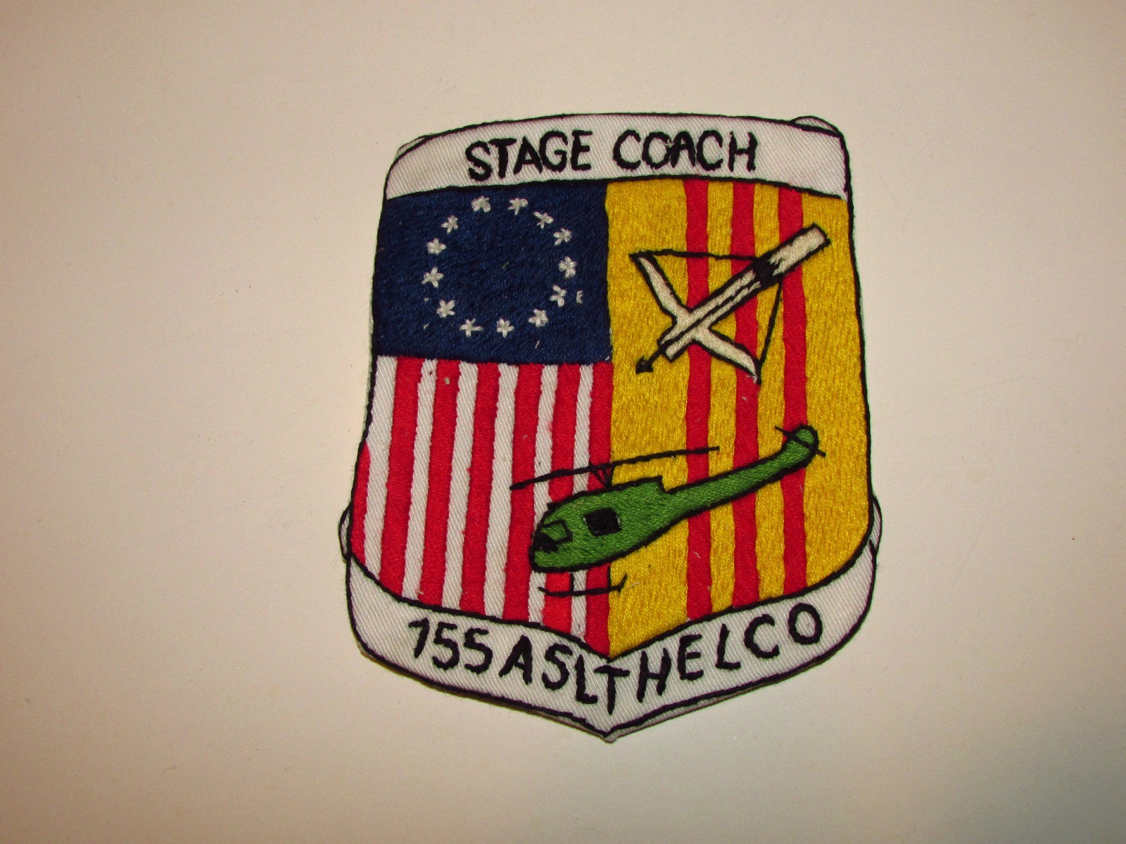 b9274 US Army Vietnam Aviation 155th Assault Helicopter Company  IR38A