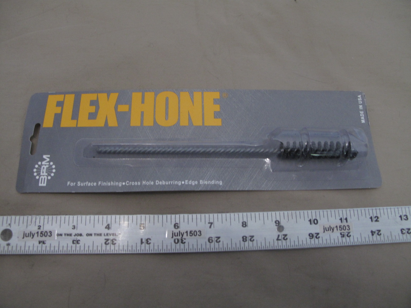(1) NEW 1/2" 60 grit Coarse Flexible Cylinder Hone Bore Diameter Ball