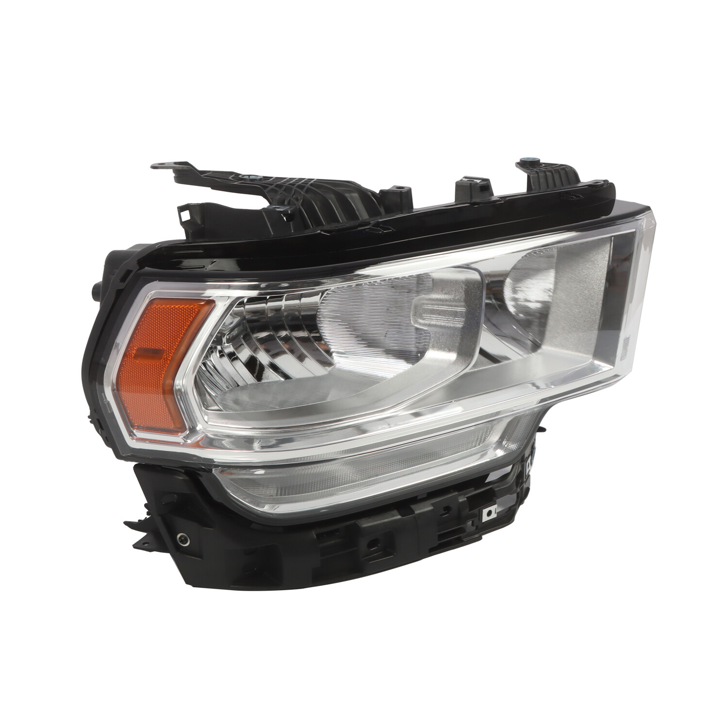 For 2019-2024 Ram 2500 3500 Headlight Headlamp Halogen Chrome Passenger Side